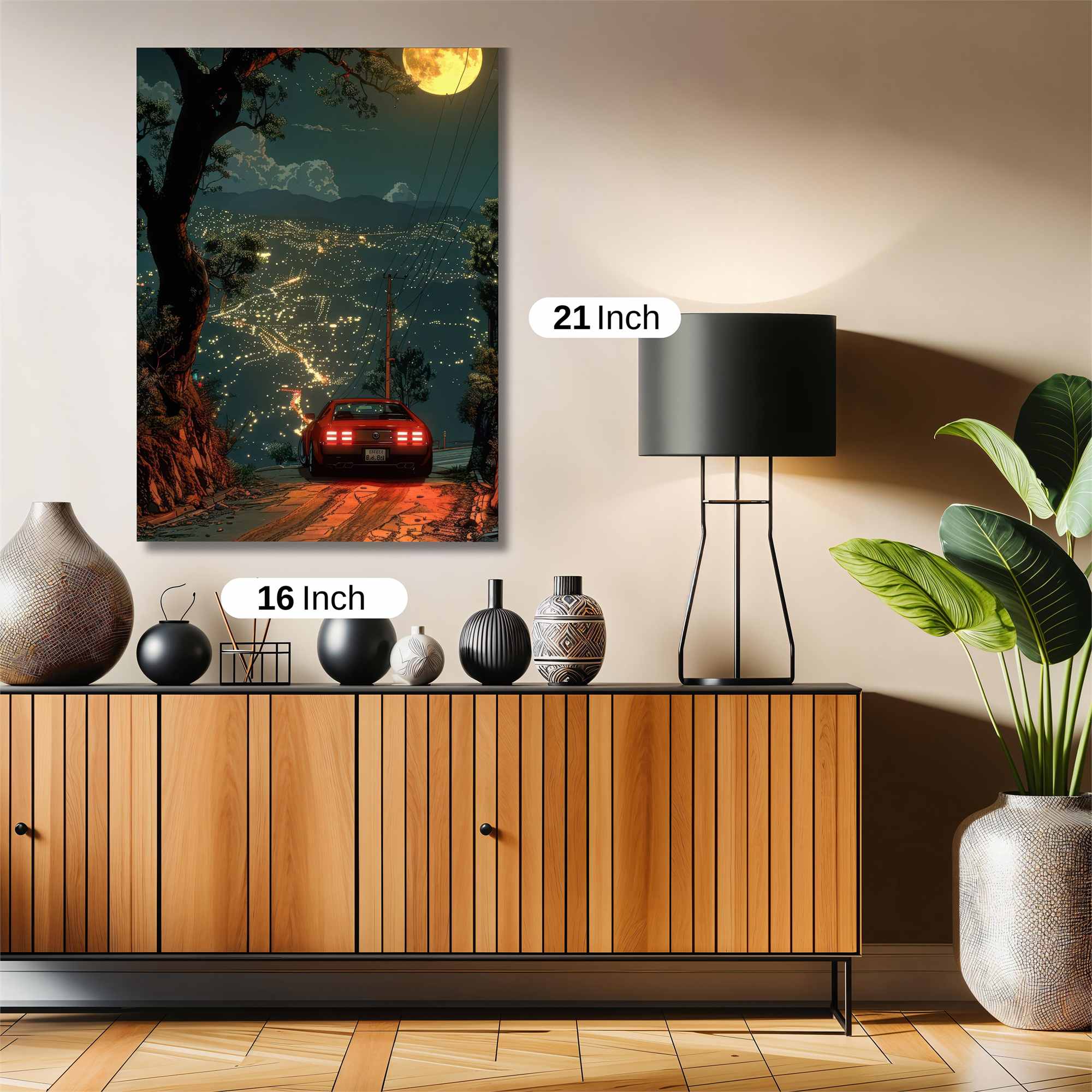 Moonlit Escape Safe Wall Magnetic / M