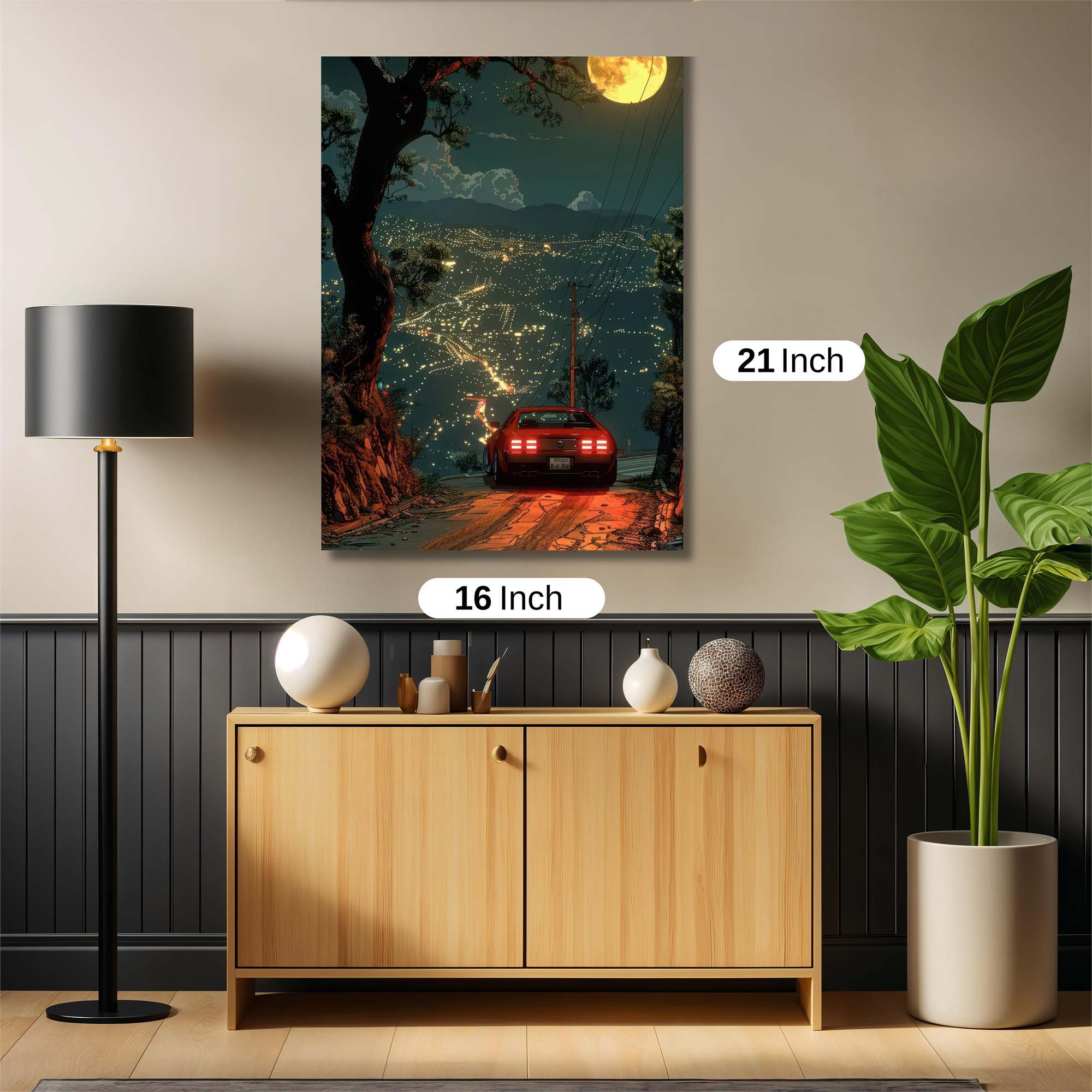 Moonlit Escape Safe Wall Magnetic / M