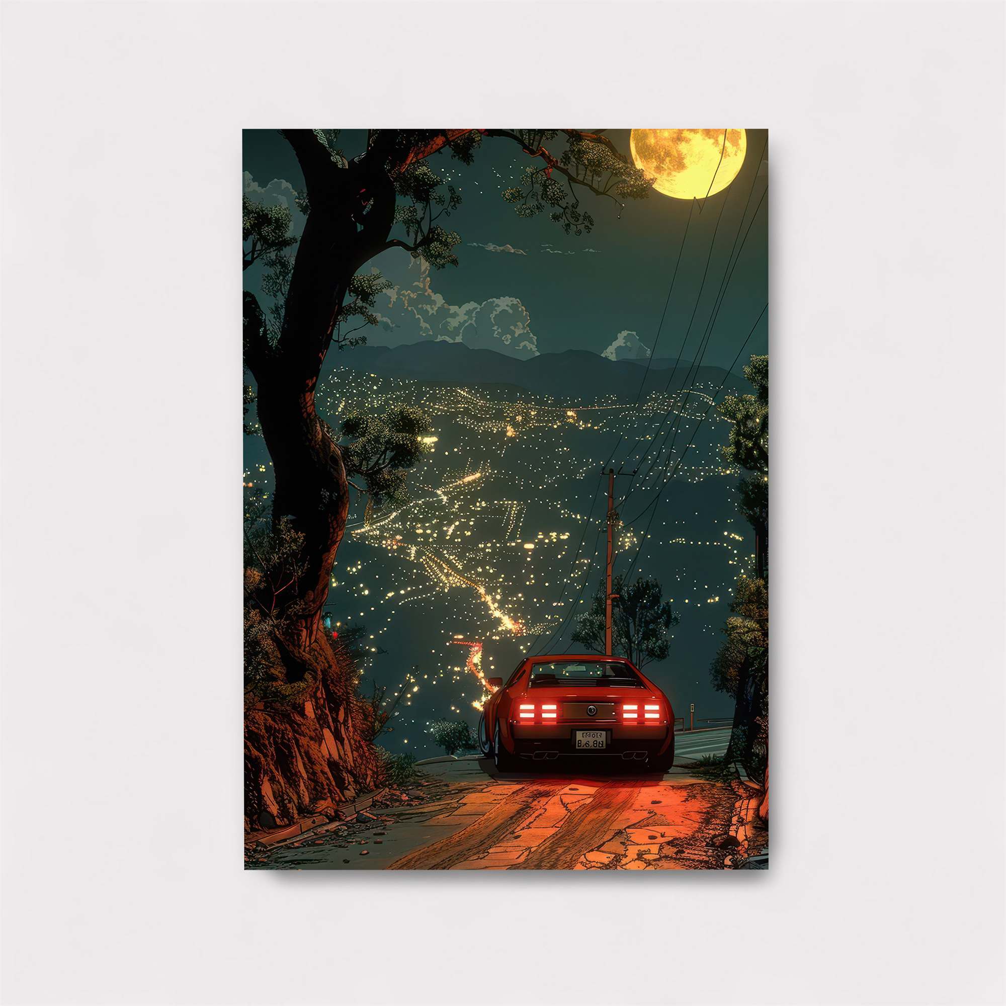 Moonlit Escape Safe Wall Magnetic / M
