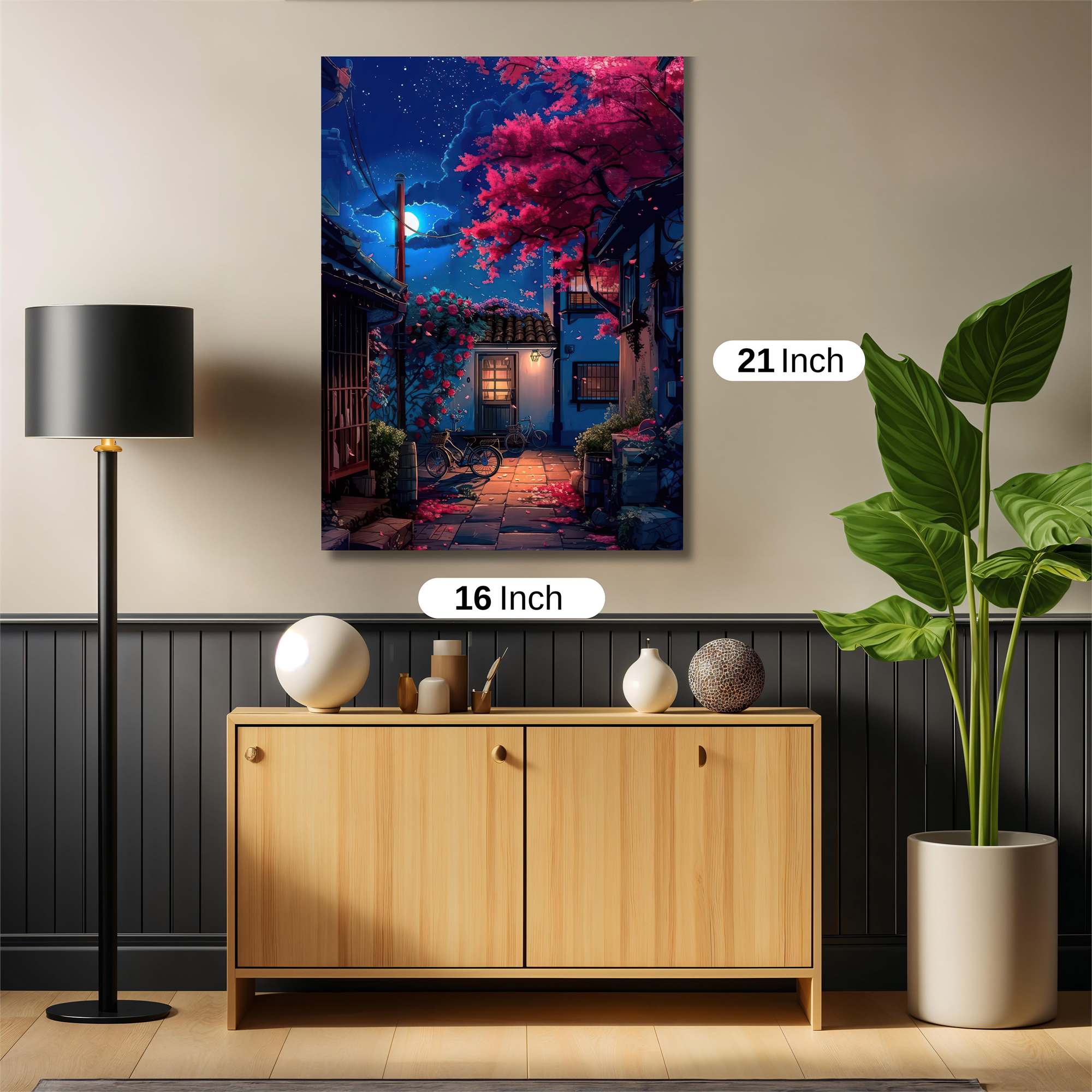 Moonlit Serenity Safe Wall Magnetic / M
