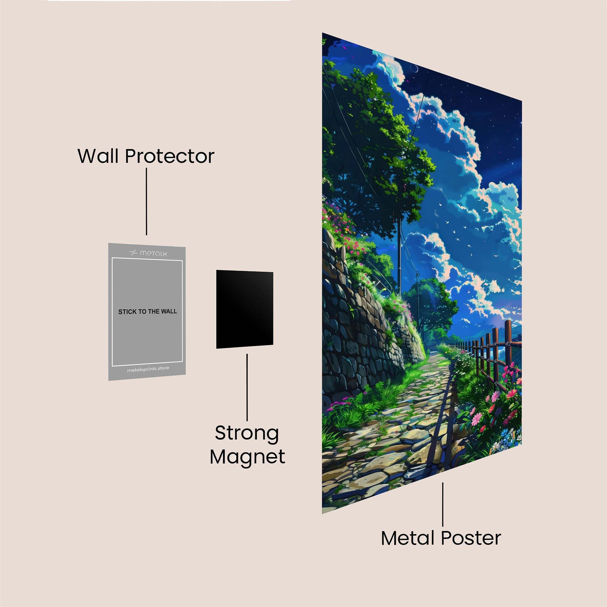 Starry Serenity Safe Wall Magnetic / M