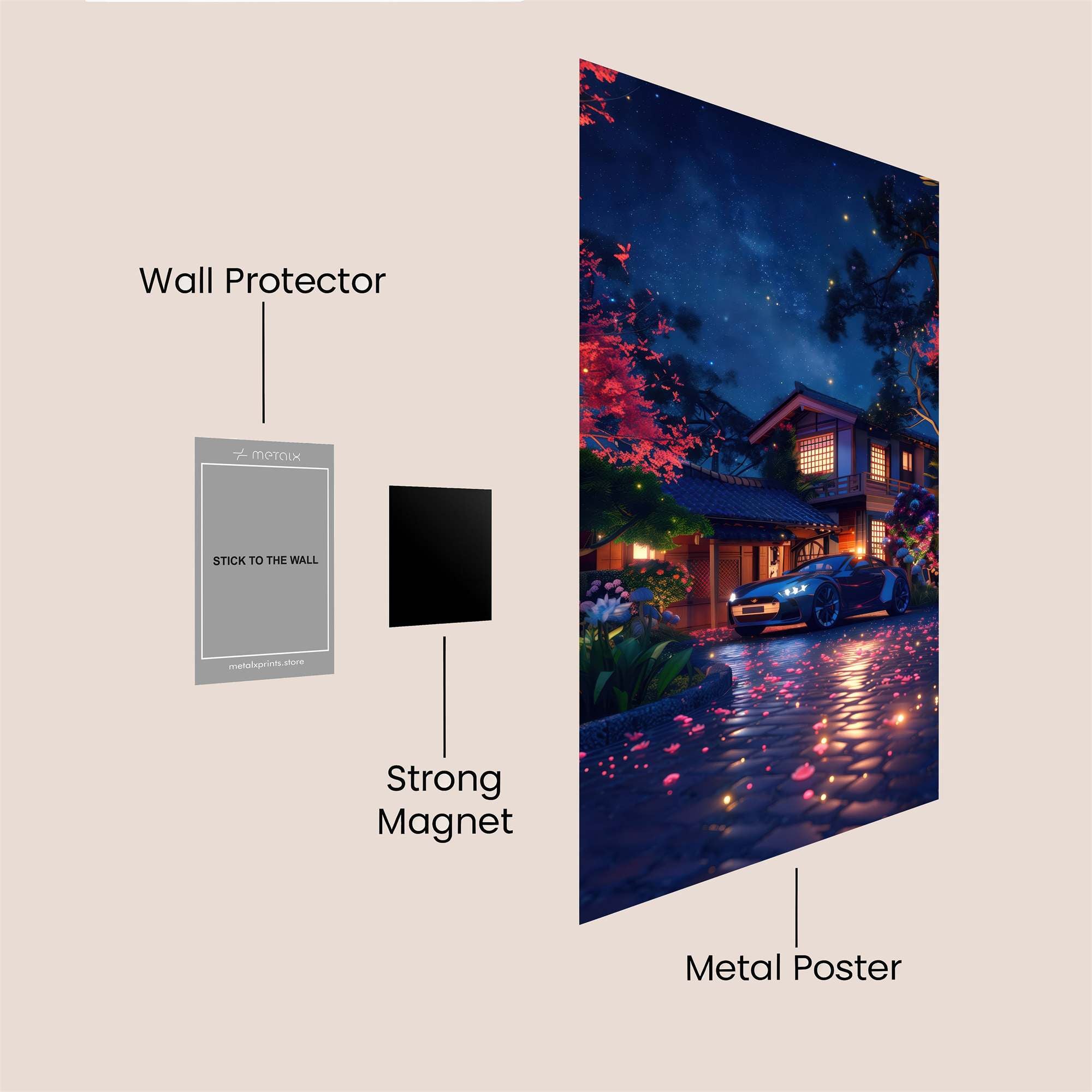 NightSerenity Safe Wall Magnetic / M