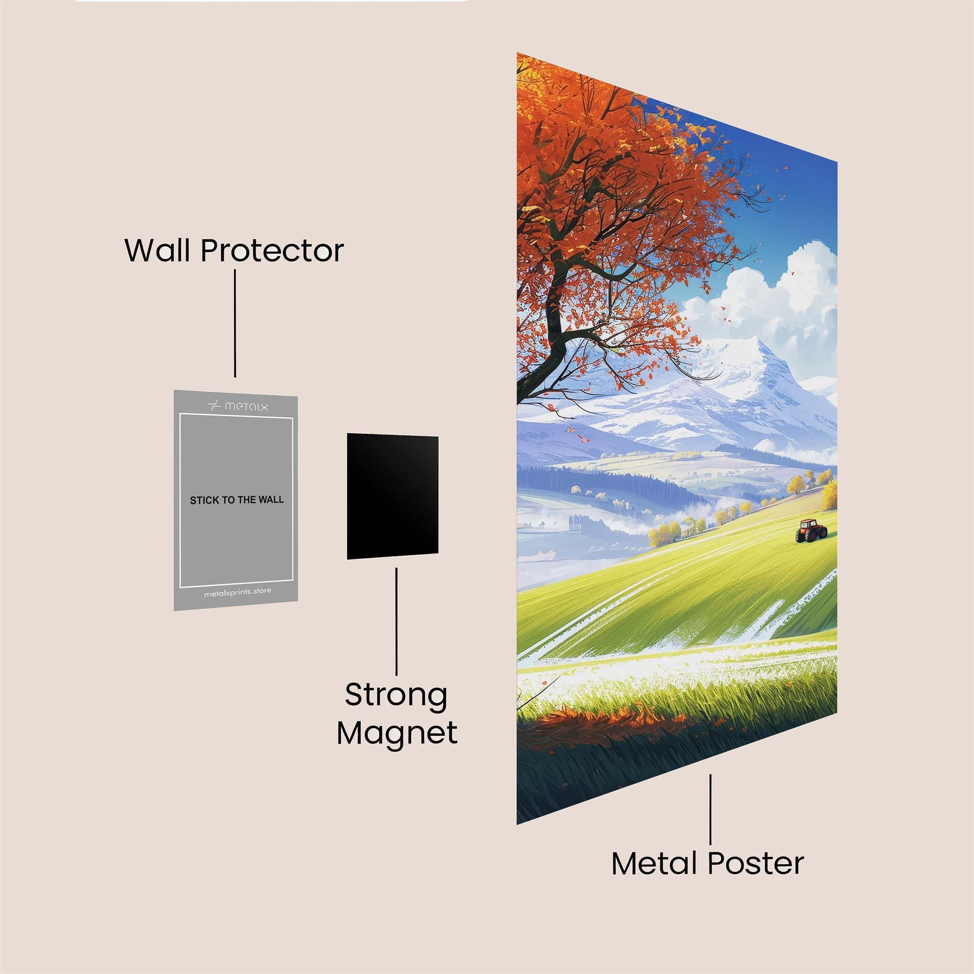 Autumn Serenity Safe Wall Magnetic / M