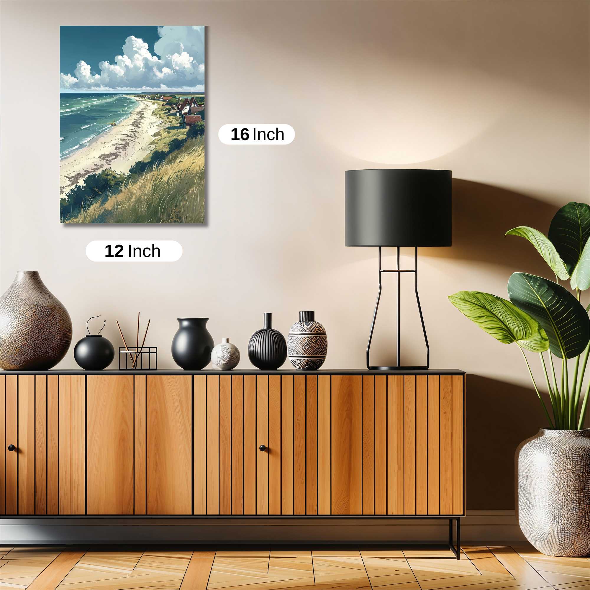 Coastal Serenity Safe Wall Magnetic / M