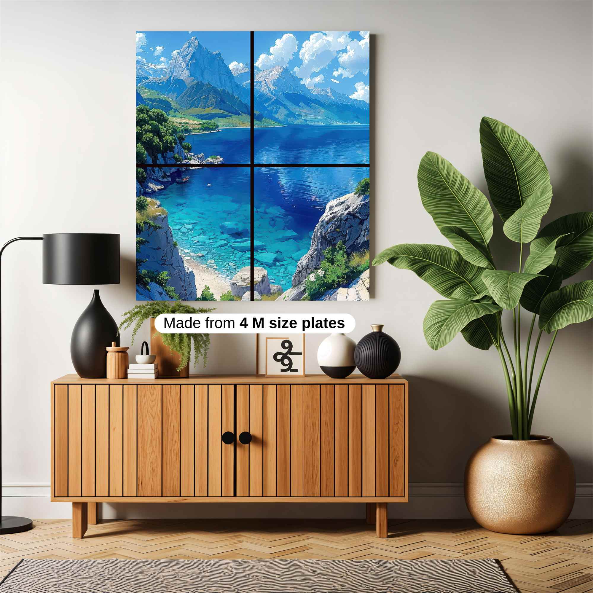 Mountain Serenity Safe Wall Magnetic / M