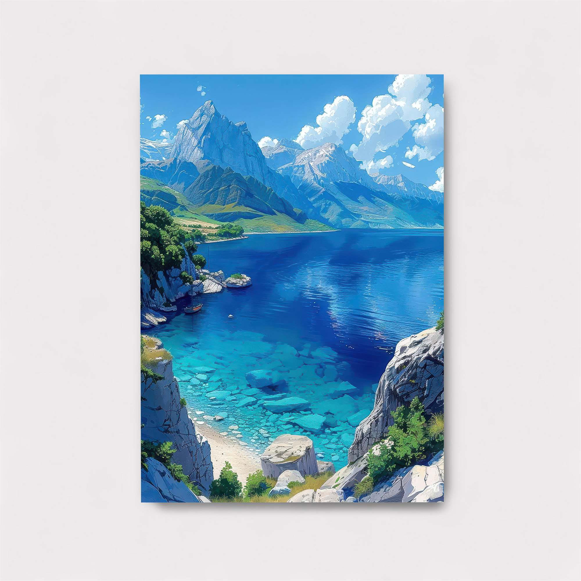 Mountain Serenity Safe Wall Magnetic / M