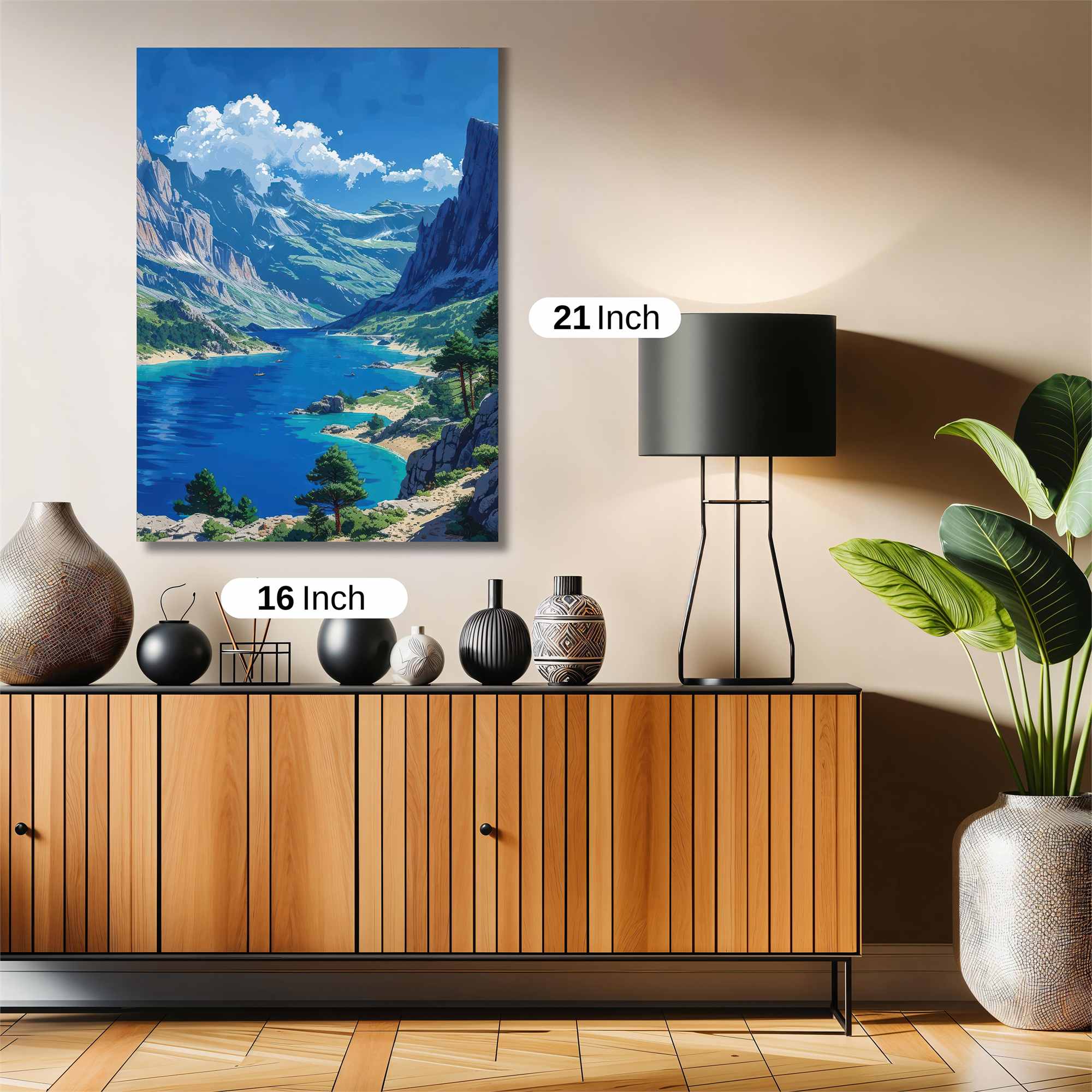 Mountain Serenity Safe Wall Magnetic / M