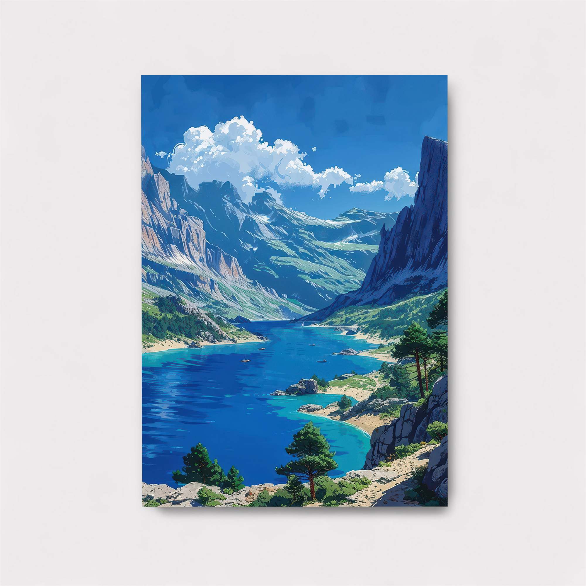 Mountain Serenity Safe Wall Magnetic / M