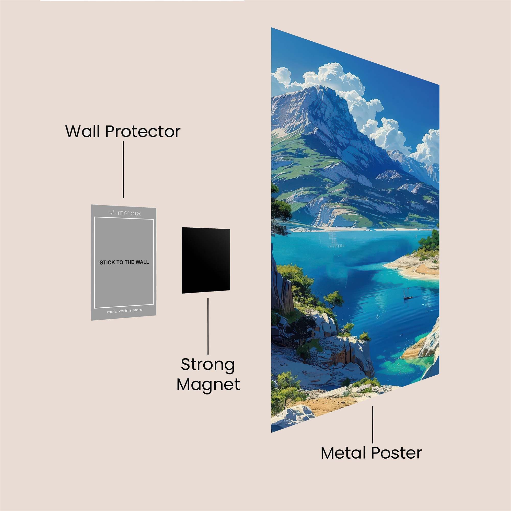 Alpine Serenity Safe Wall Magnetic / M