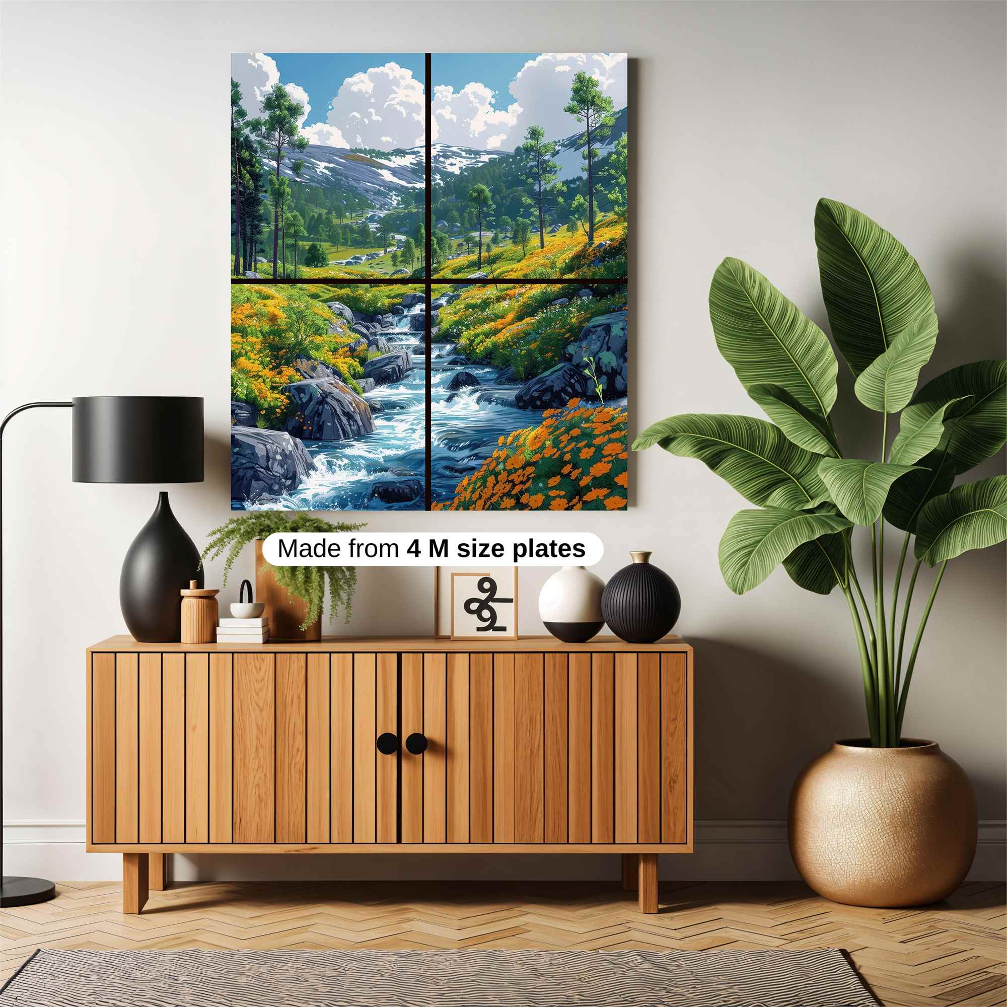 Mountain Serenity Safe Wall Magnetic / M