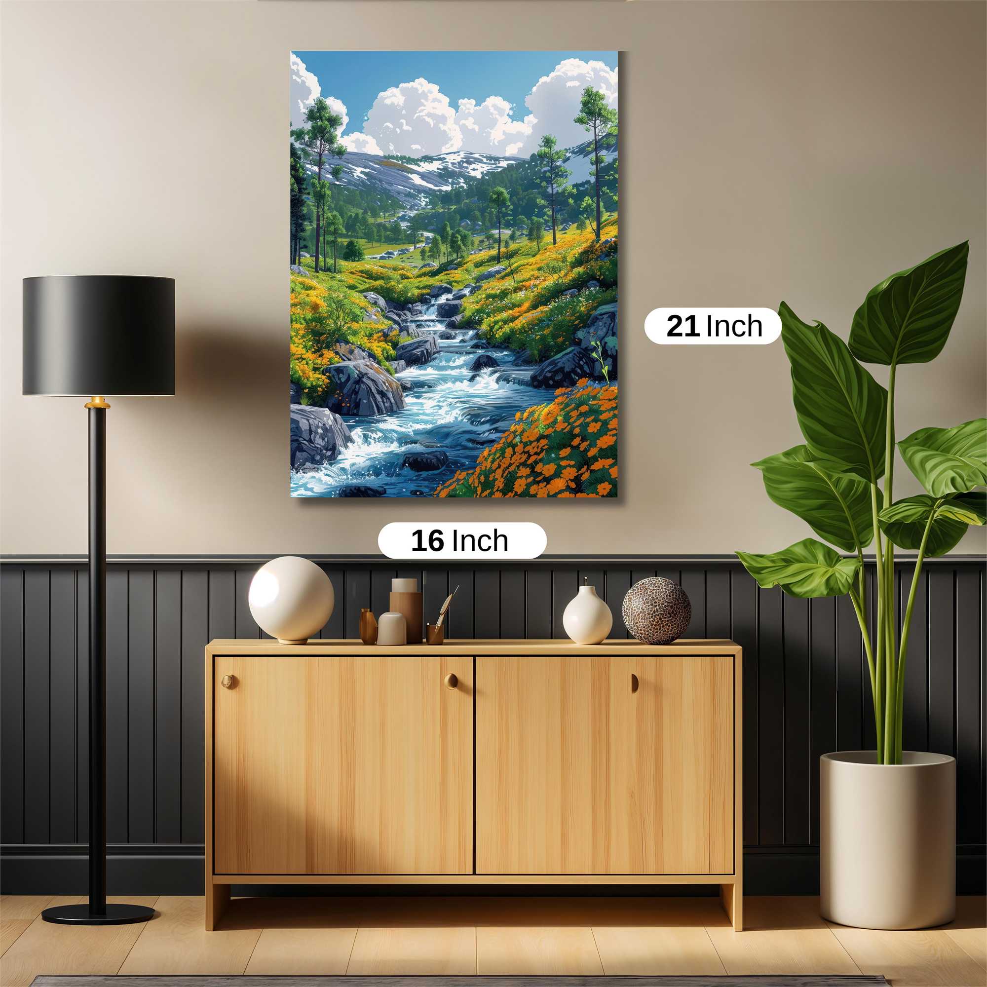 Mountain Serenity Safe Wall Magnetic / M