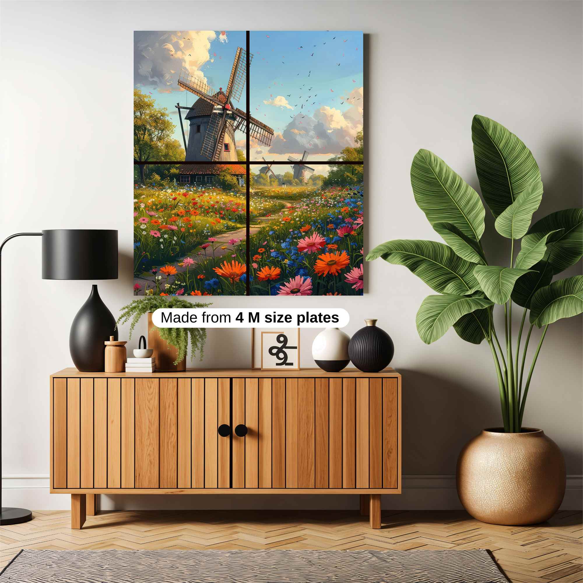 Windmill Whimsy Safe Wall Magnetic / M