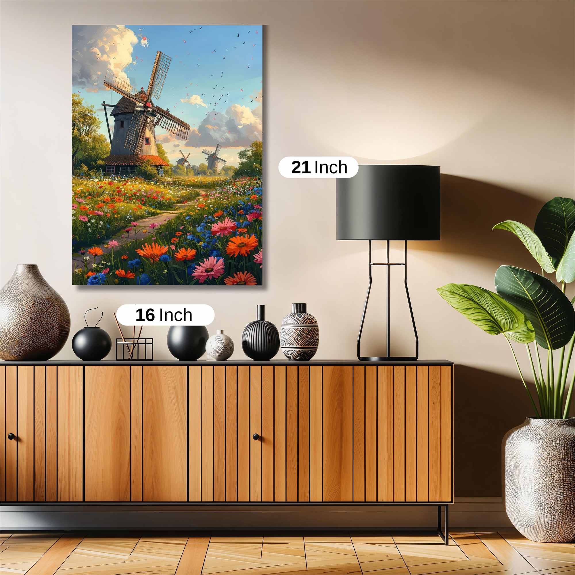 Windmill Whimsy Safe Wall Magnetic / M