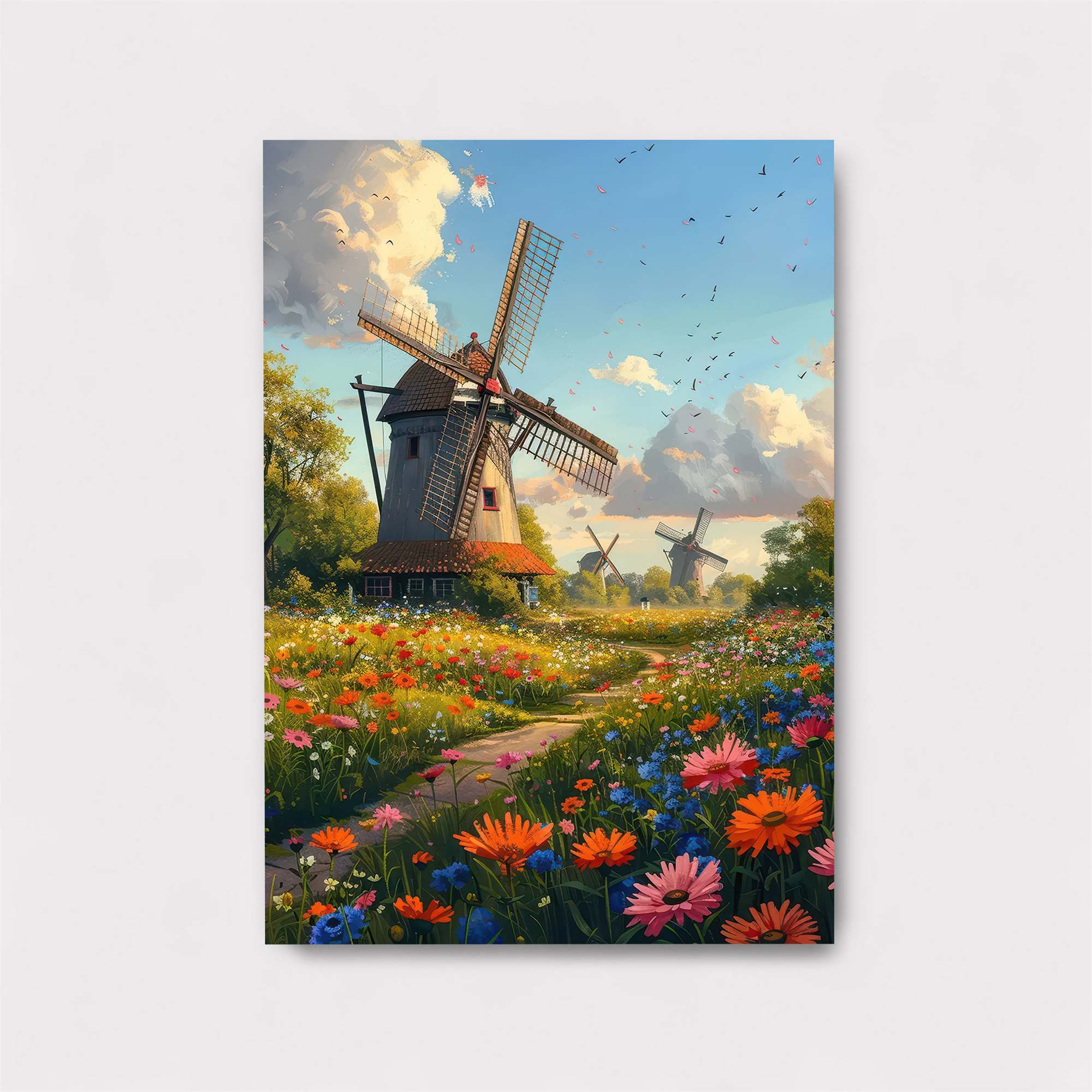 Windmill Whimsy Safe Wall Magnetic / M