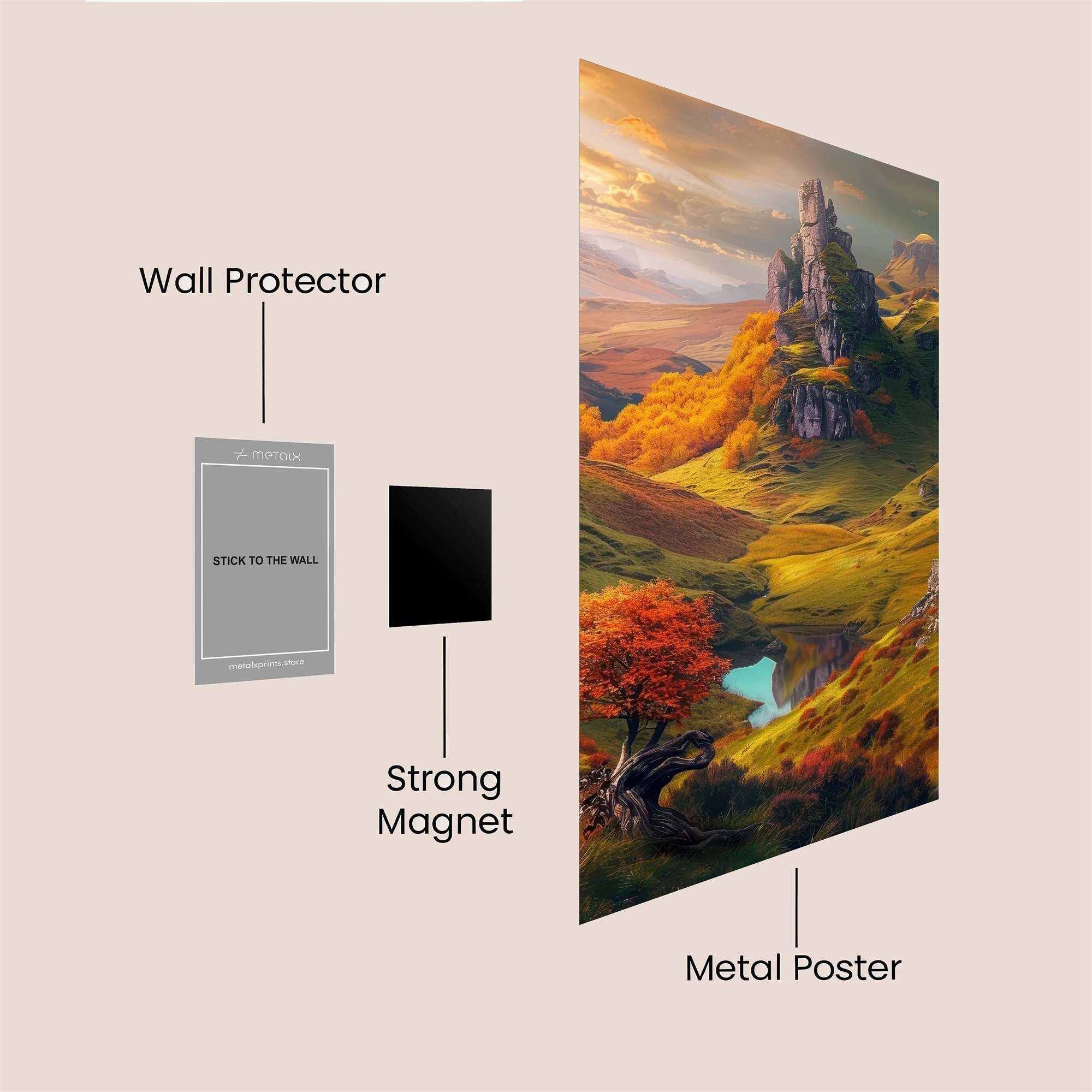 Castle Serenity Safe Wall Magnetic / M