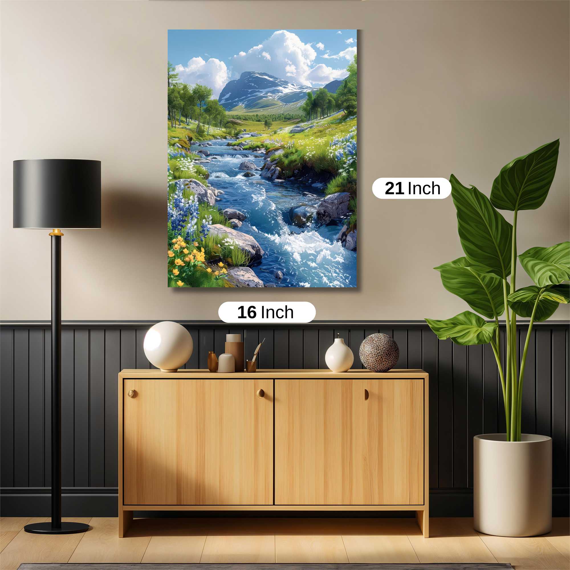 Mountain Serenity Safe Wall Magnetic / M