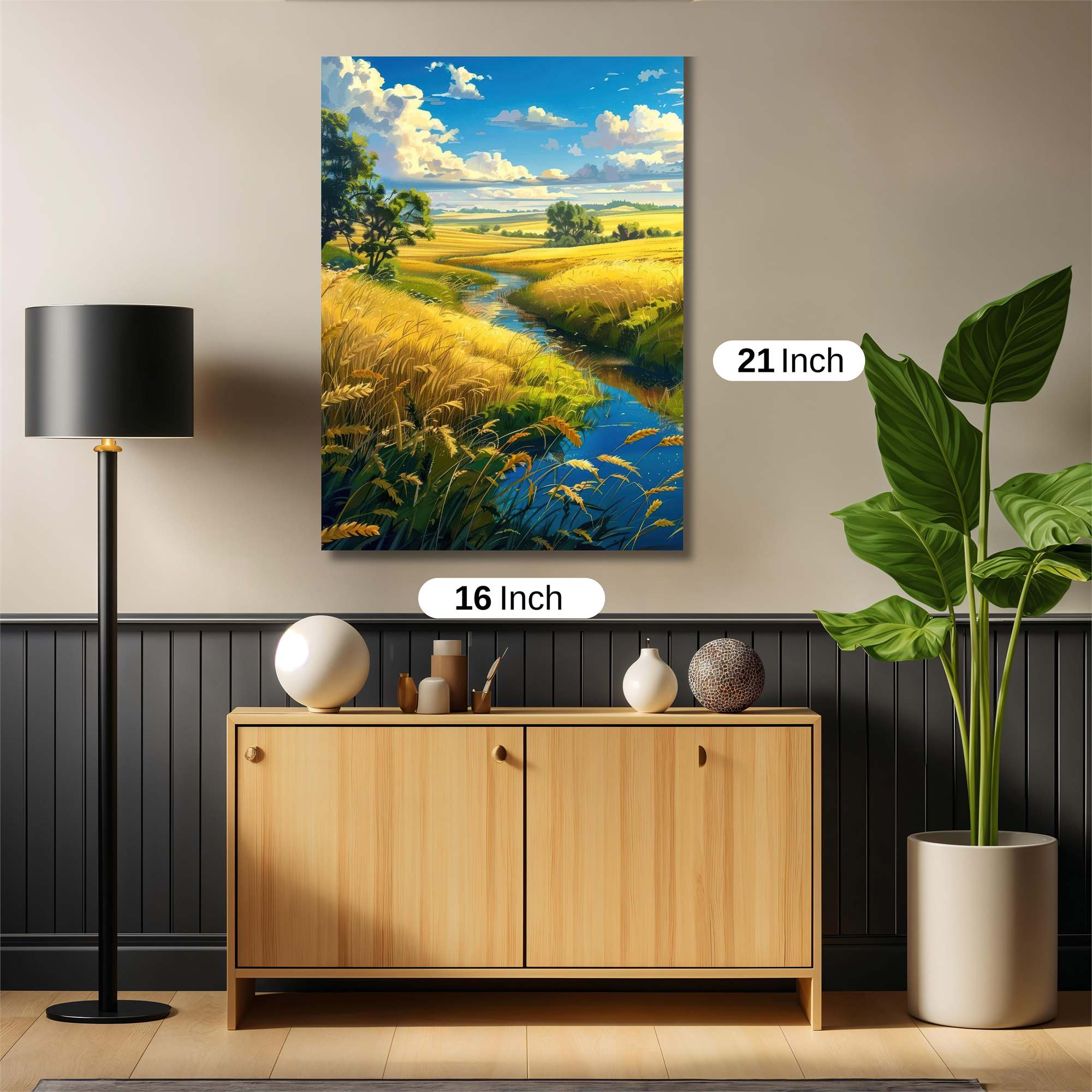Golden Serenity Safe Wall Magnetic / M