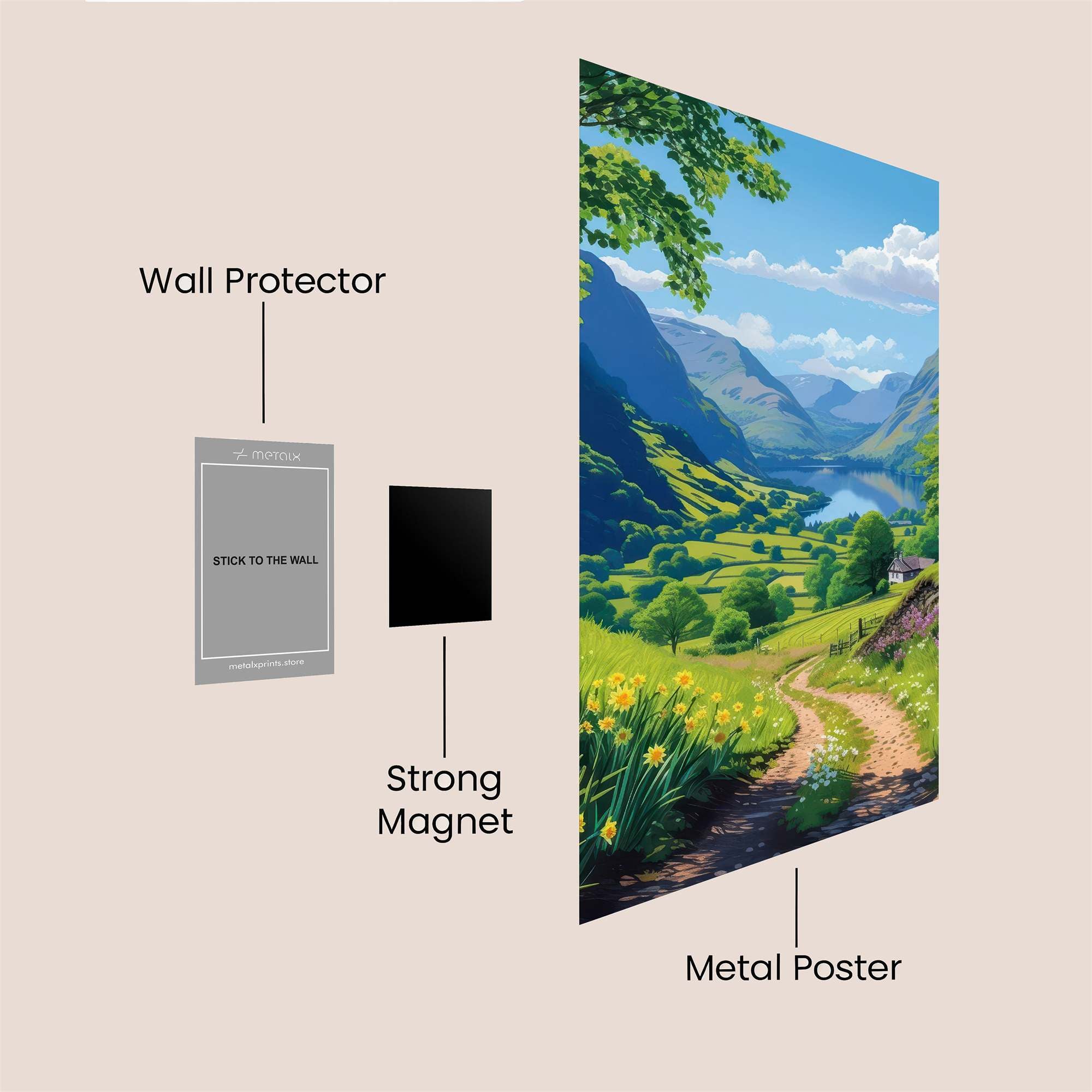 Valley Serenity Safe Wall Magnetic / M