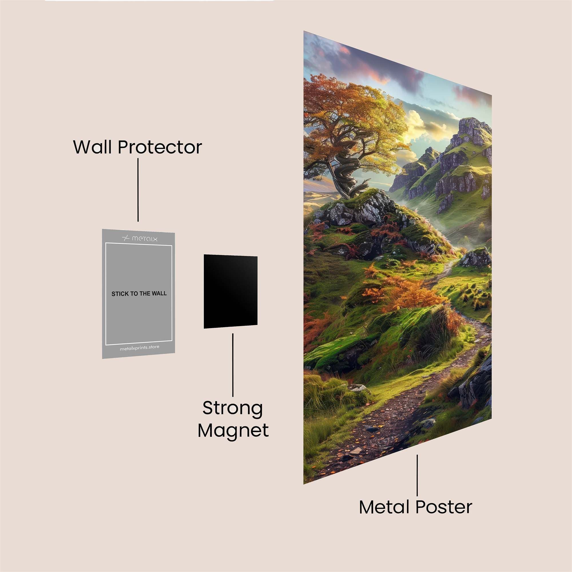 Autumn Serenity Safe Wall Magnetic / M