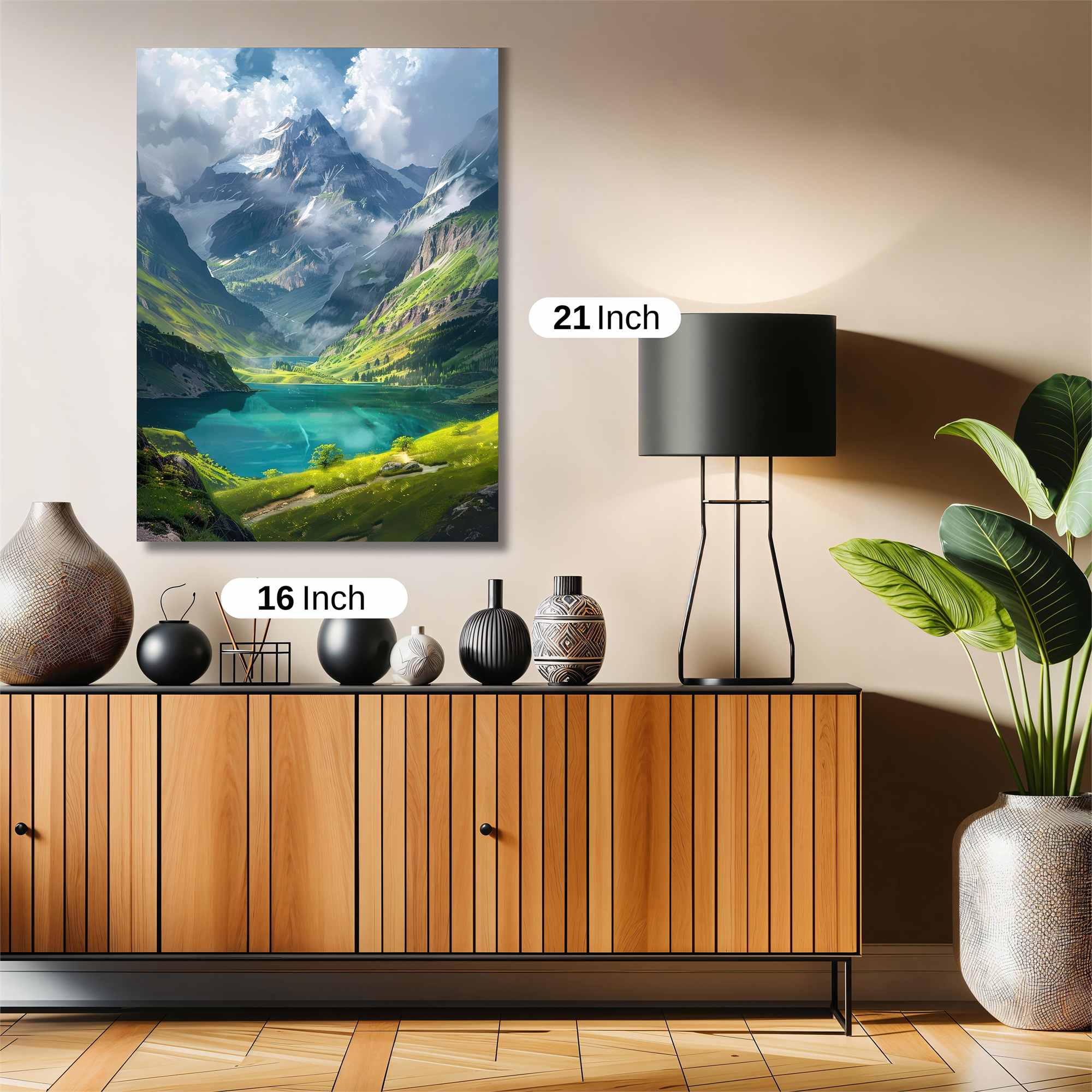 Mountain Serenity Safe Wall Magnetic / M