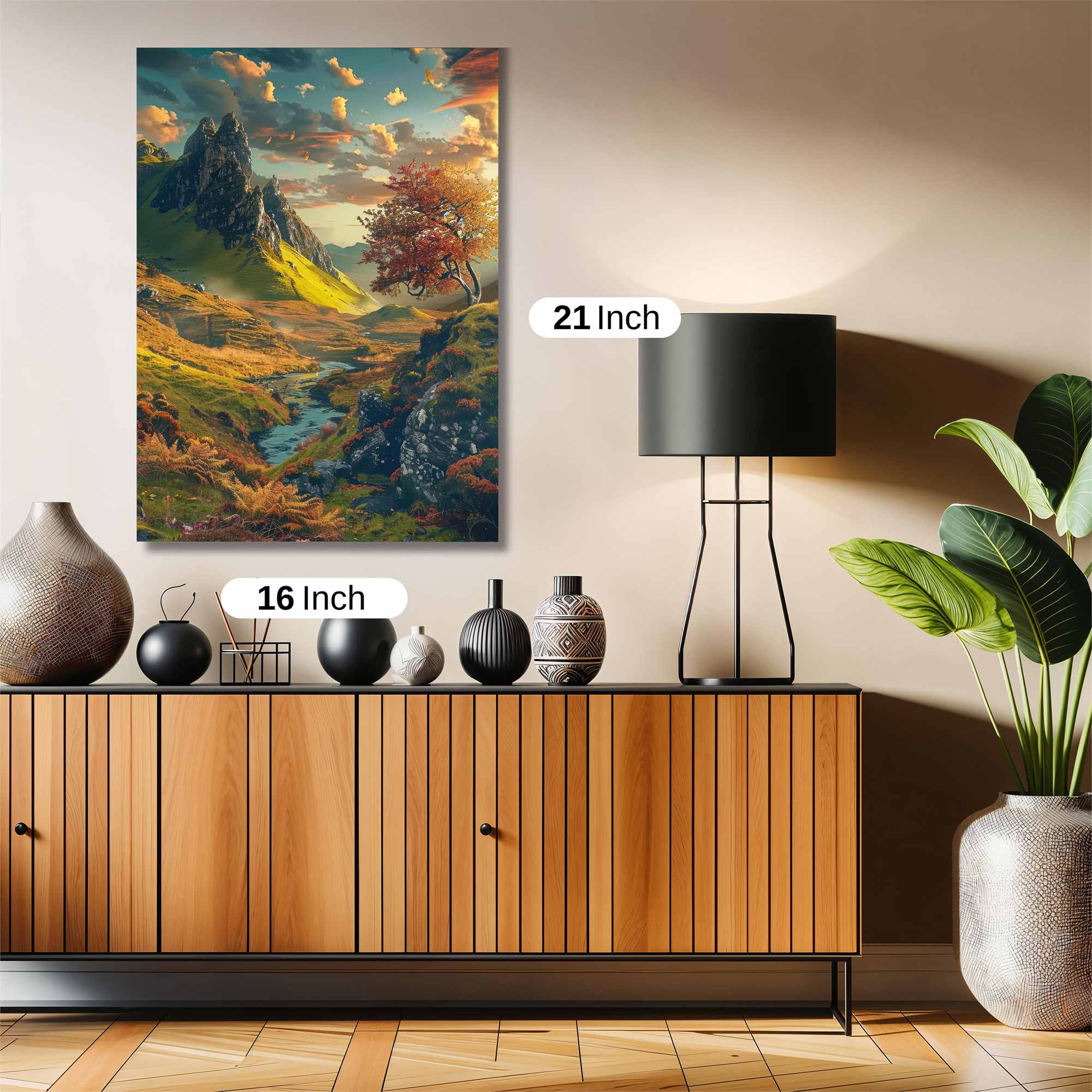 Mountain Serenity Safe Wall Magnetic / M