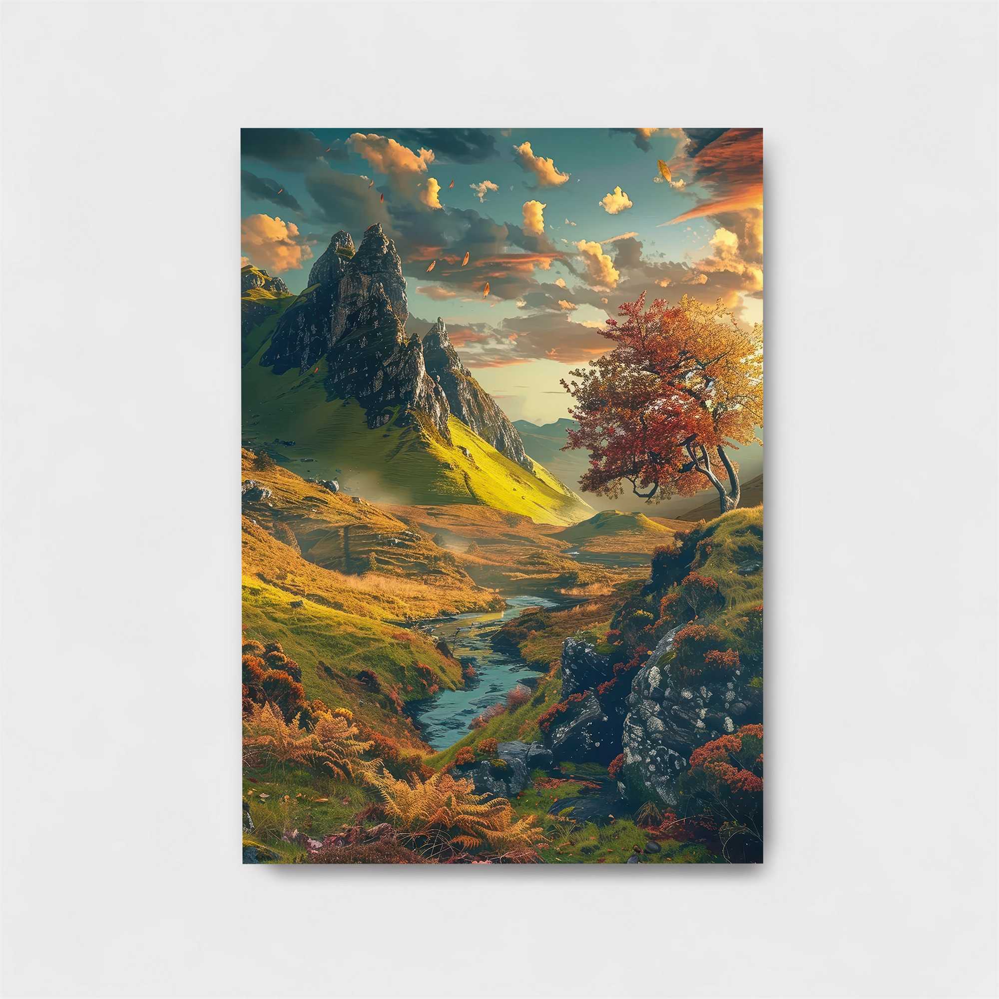 Mountain Serenity Safe Wall Magnetic / M