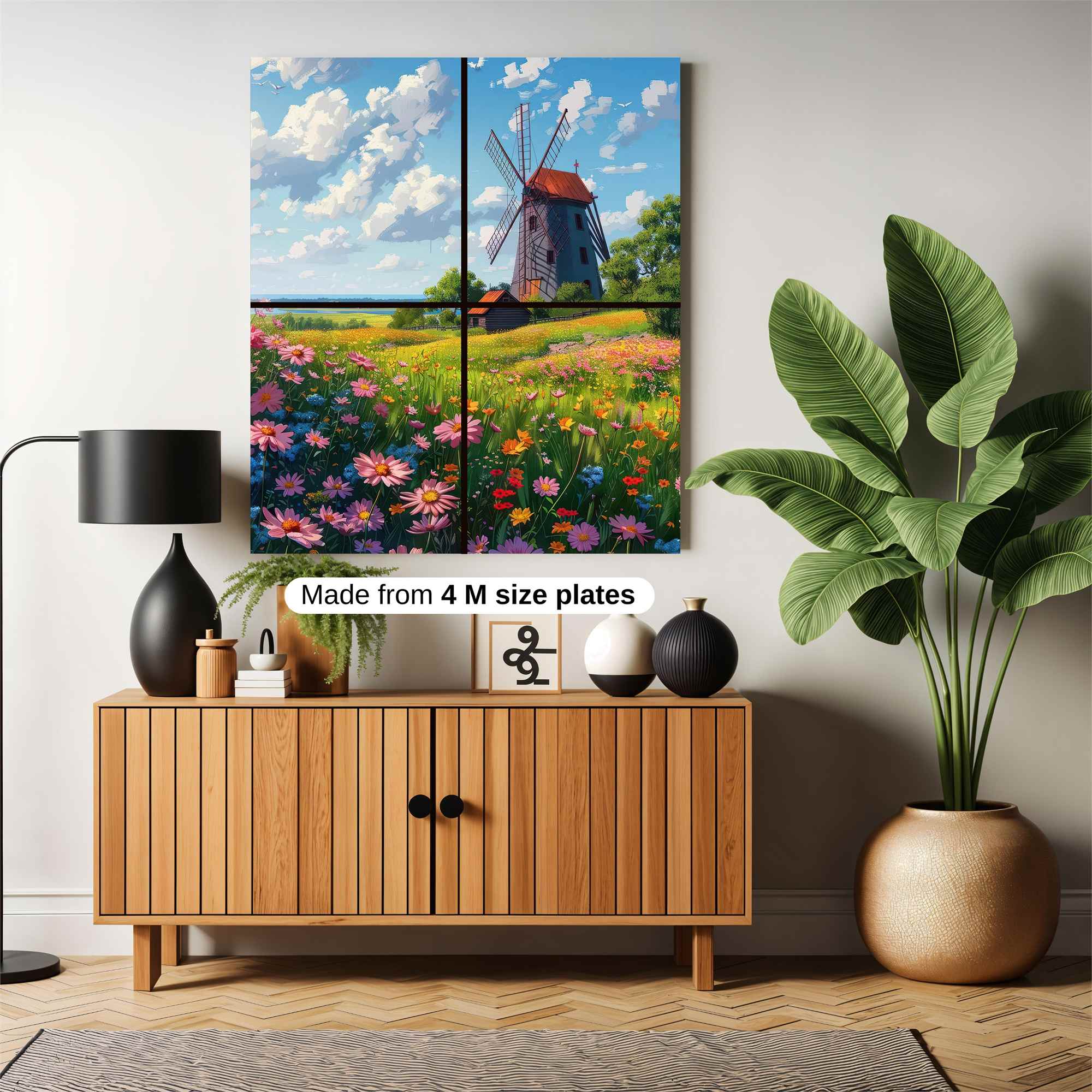 Windmill Whimsy Safe Wall Magnetic / M