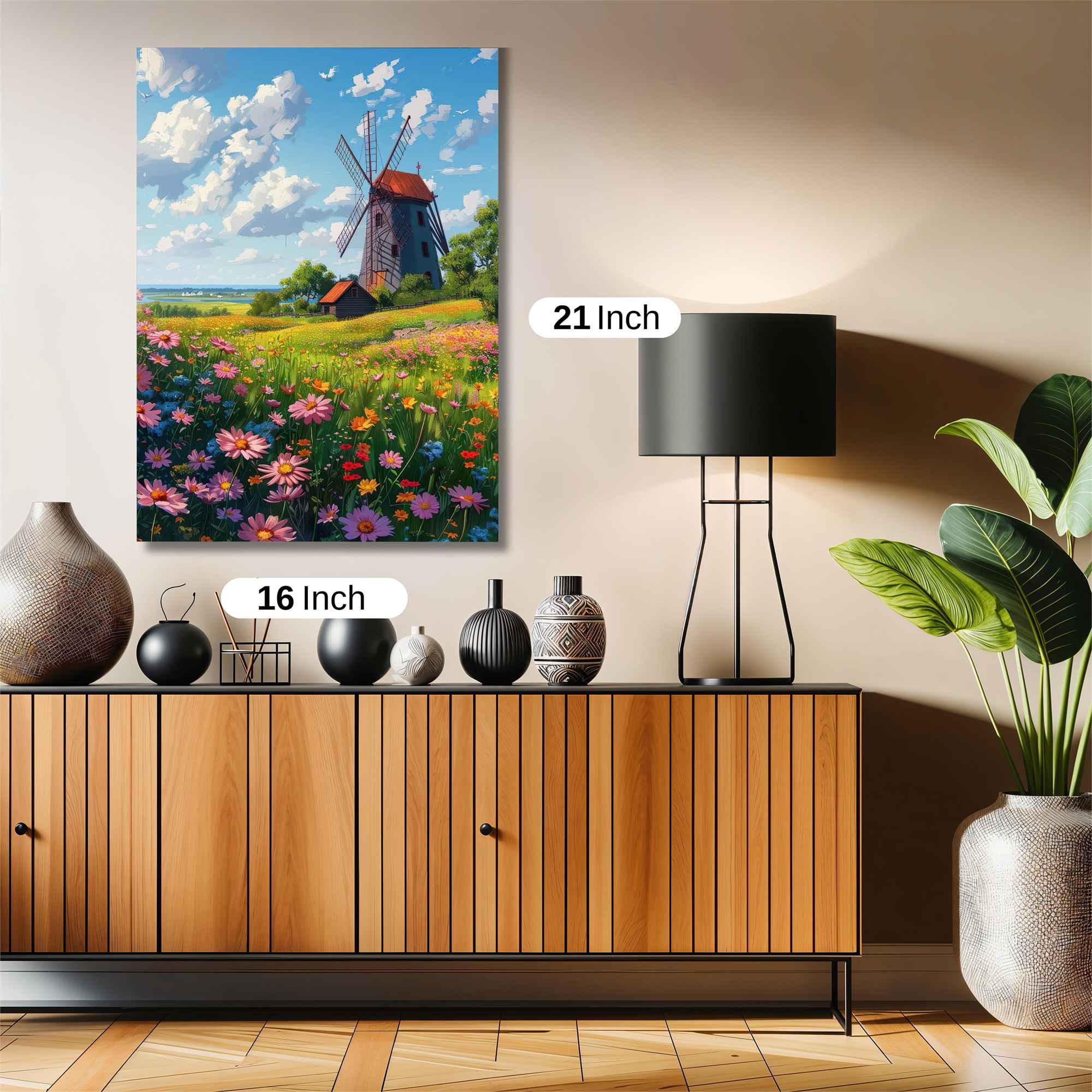 Windmill Whimsy Safe Wall Magnetic / M