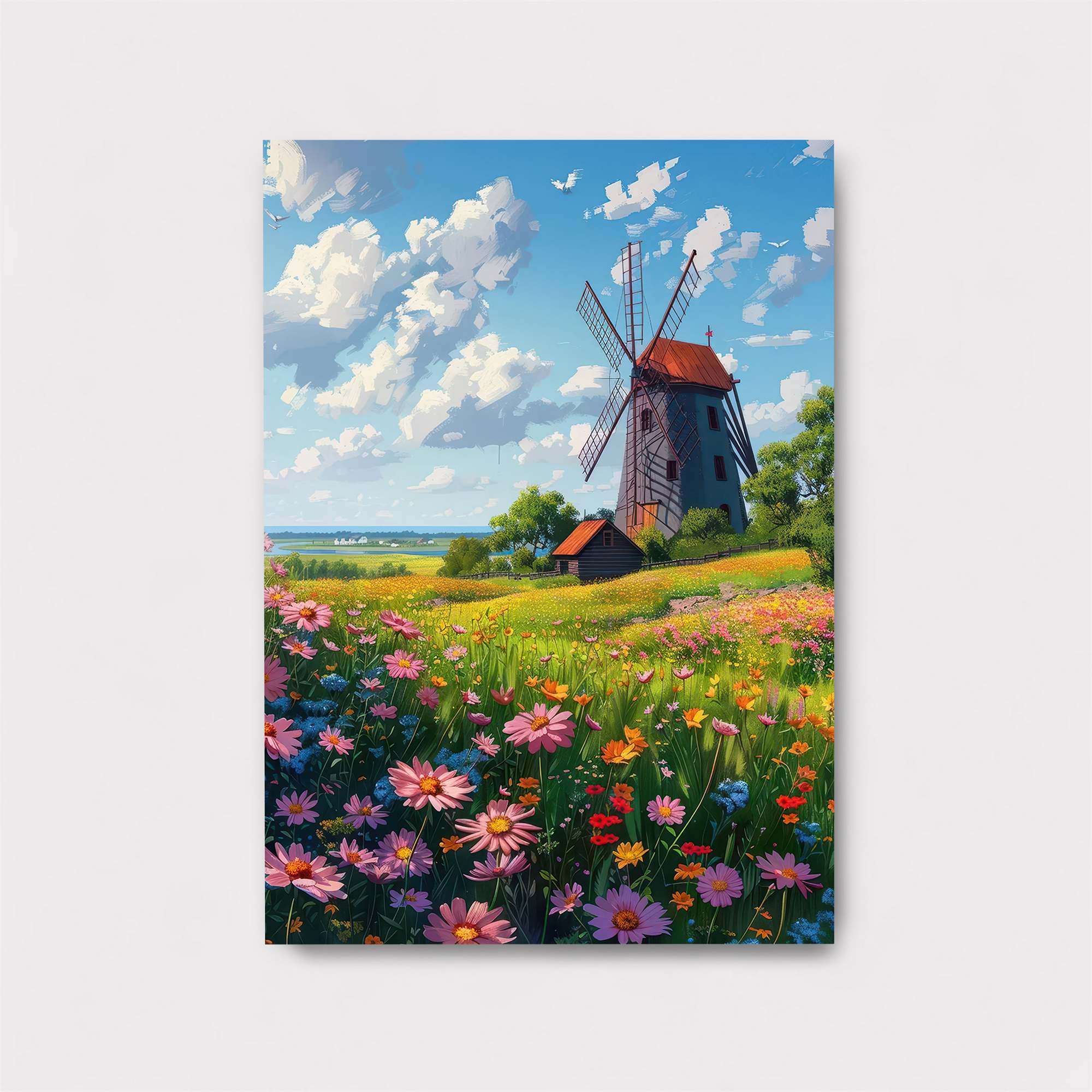 Windmill Whimsy Safe Wall Magnetic / M