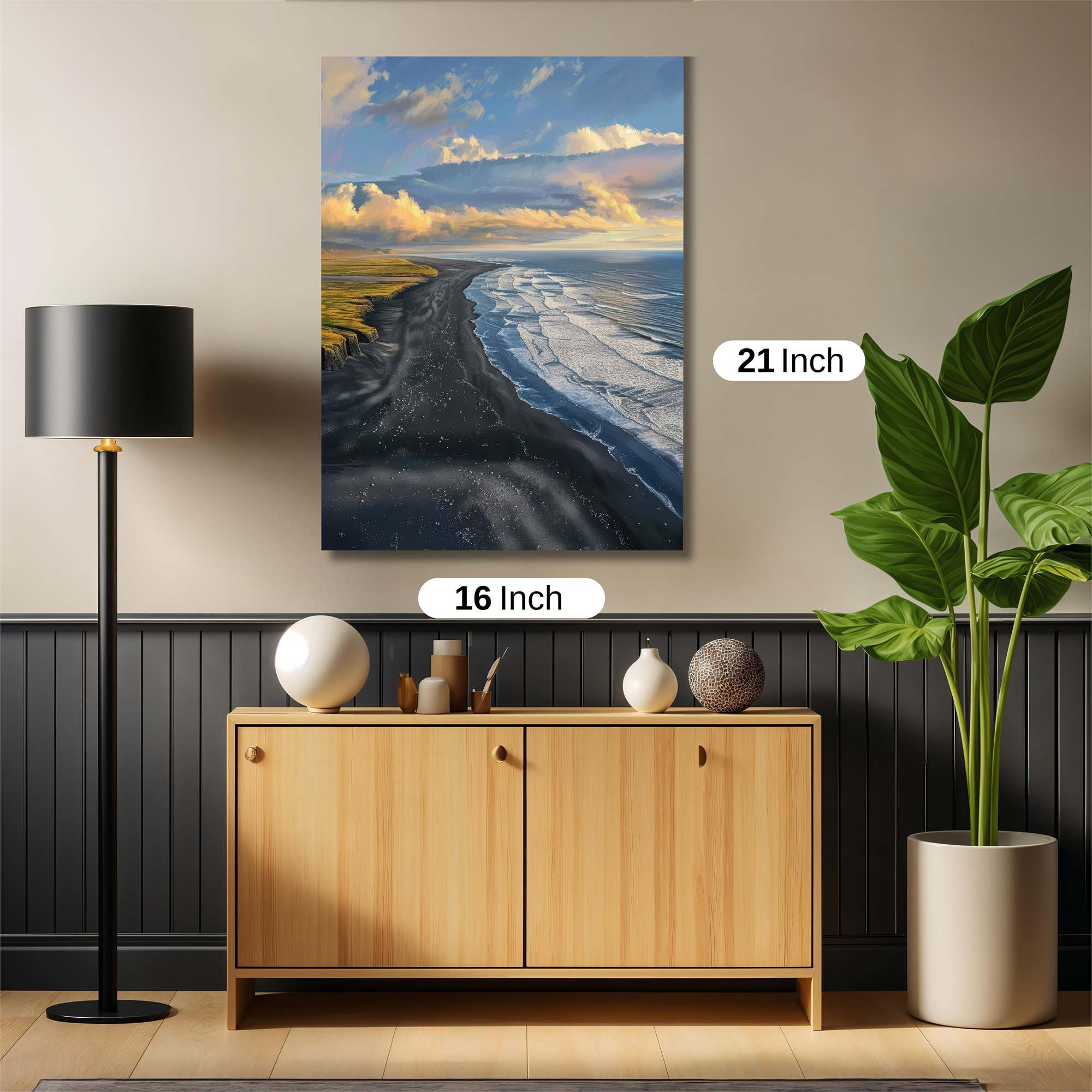 Sunset Serenity Safe Wall Magnetic / M