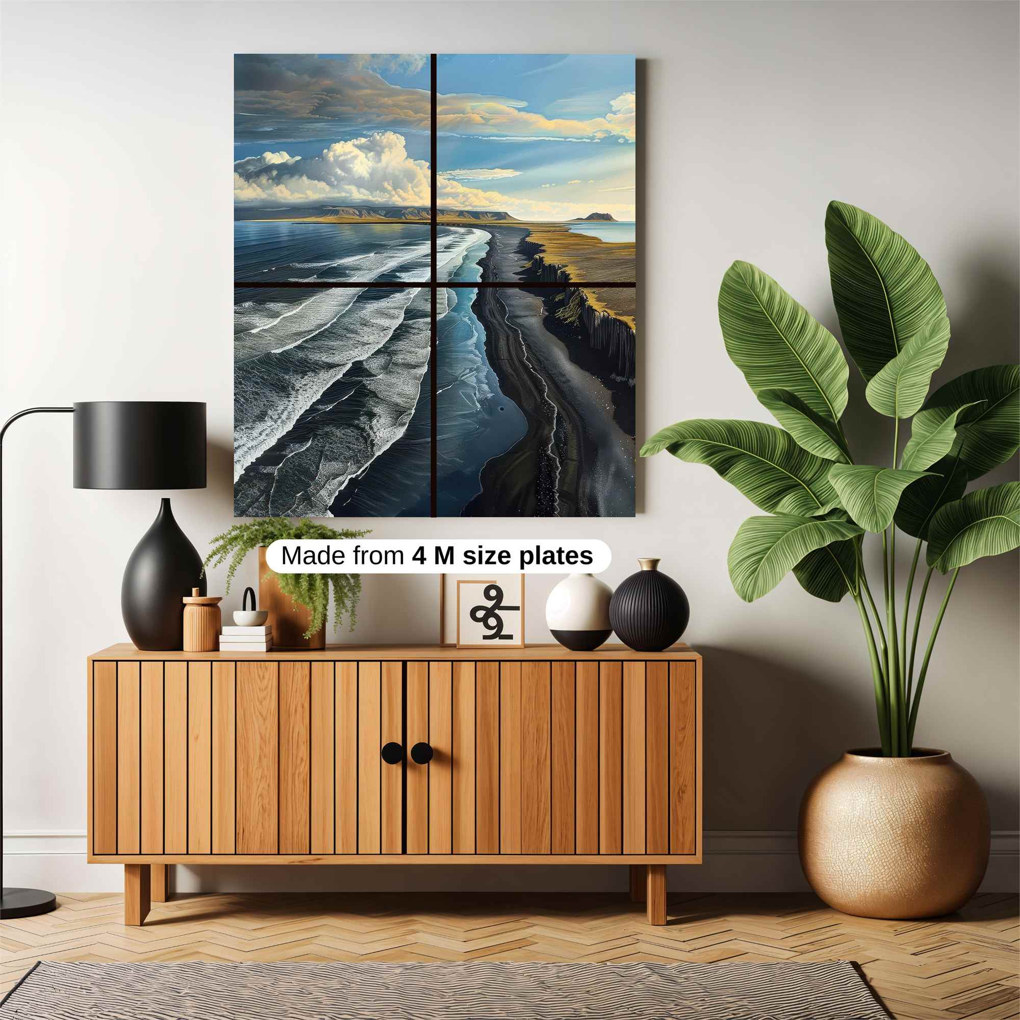 Coastal Serenity Safe Wall Magnetic / M