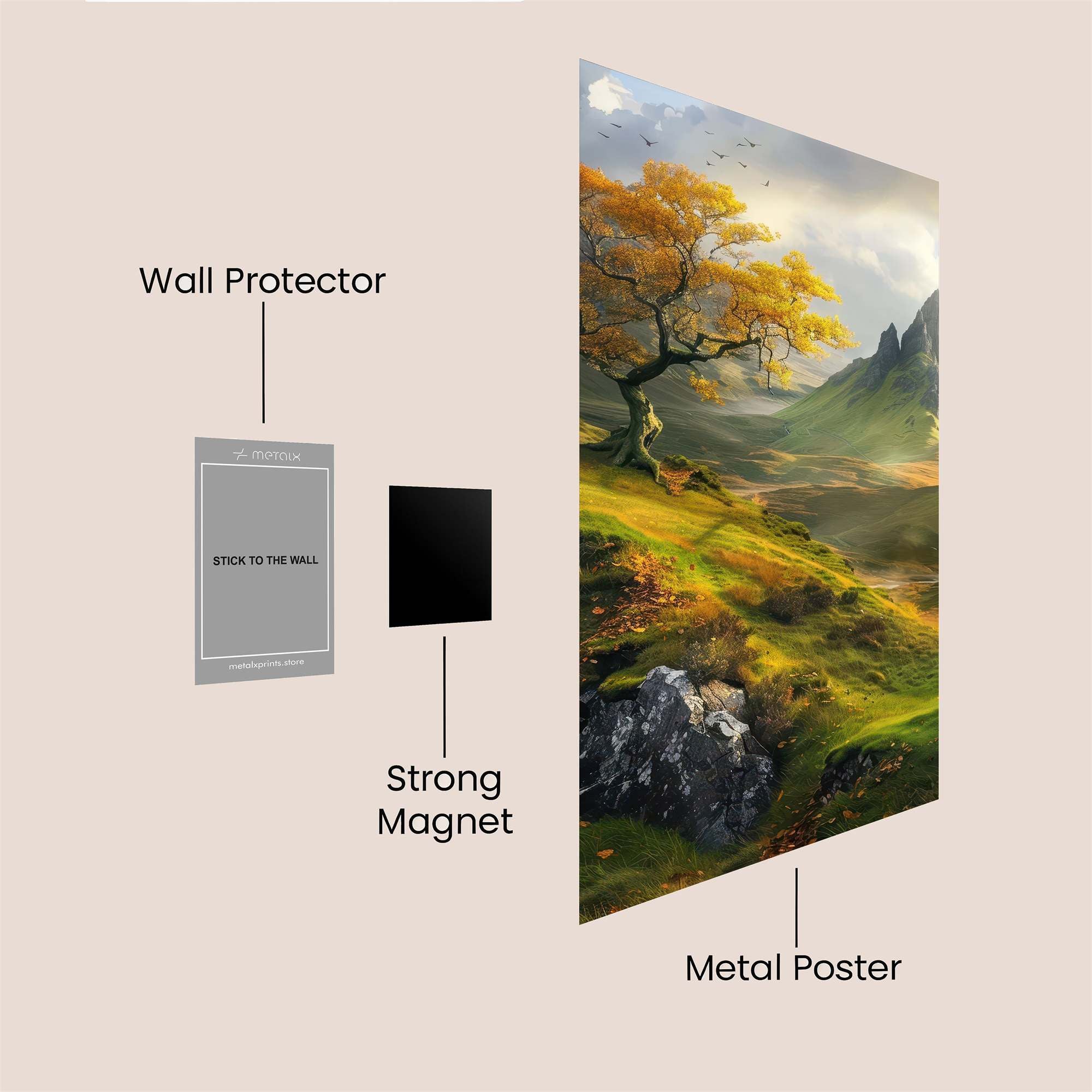 Autumn Serenity Safe Wall Magnetic / M