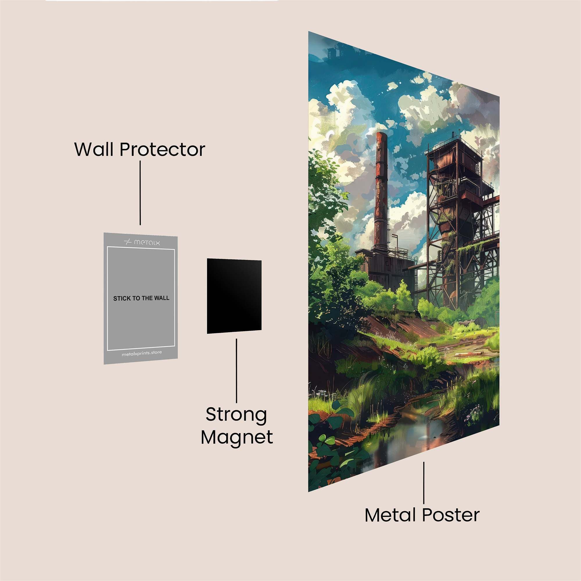 Factory Serenity Safe Wall Magnetic / M