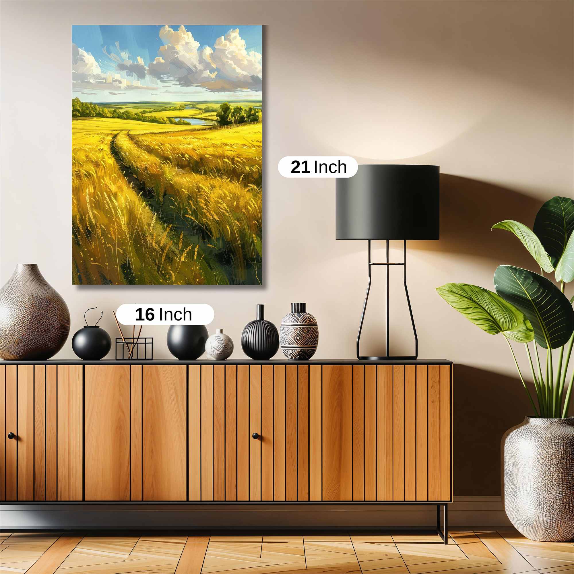 Golden Tranquility Safe Wall Magnetic / M