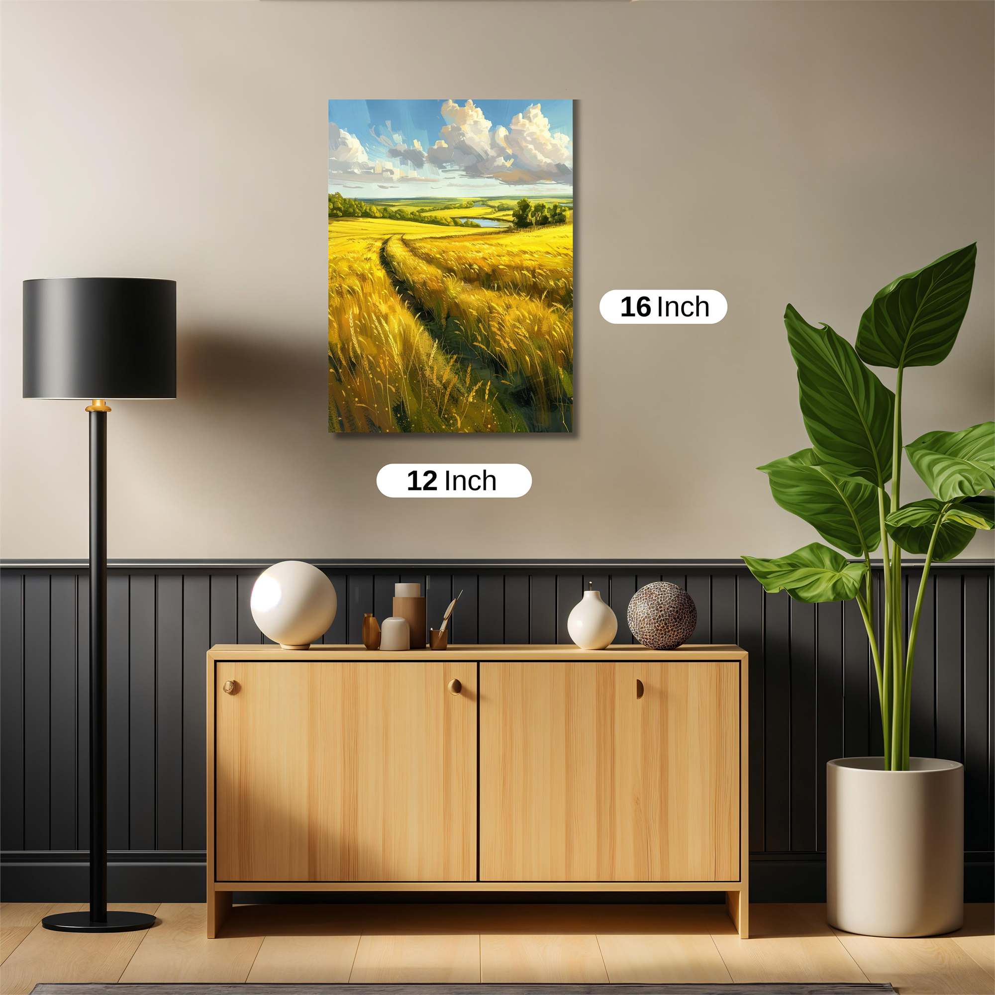 Golden Tranquility Safe Wall Magnetic / M
