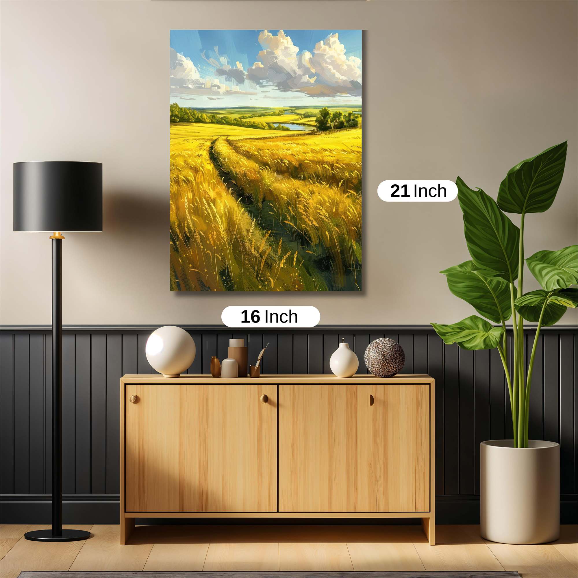 Golden Tranquility Safe Wall Magnetic / M