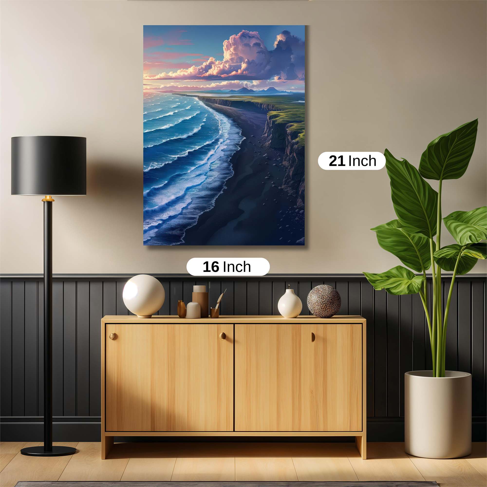 Sunset Serenity Safe Wall Magnetic / M