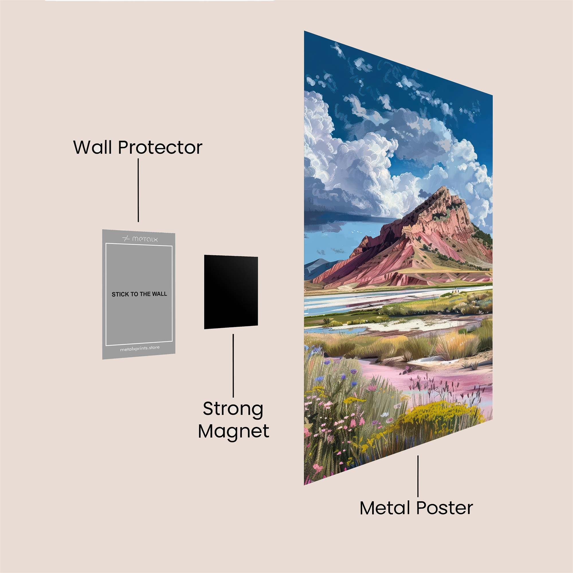 Monument Serenity Safe Wall Magnetic / M