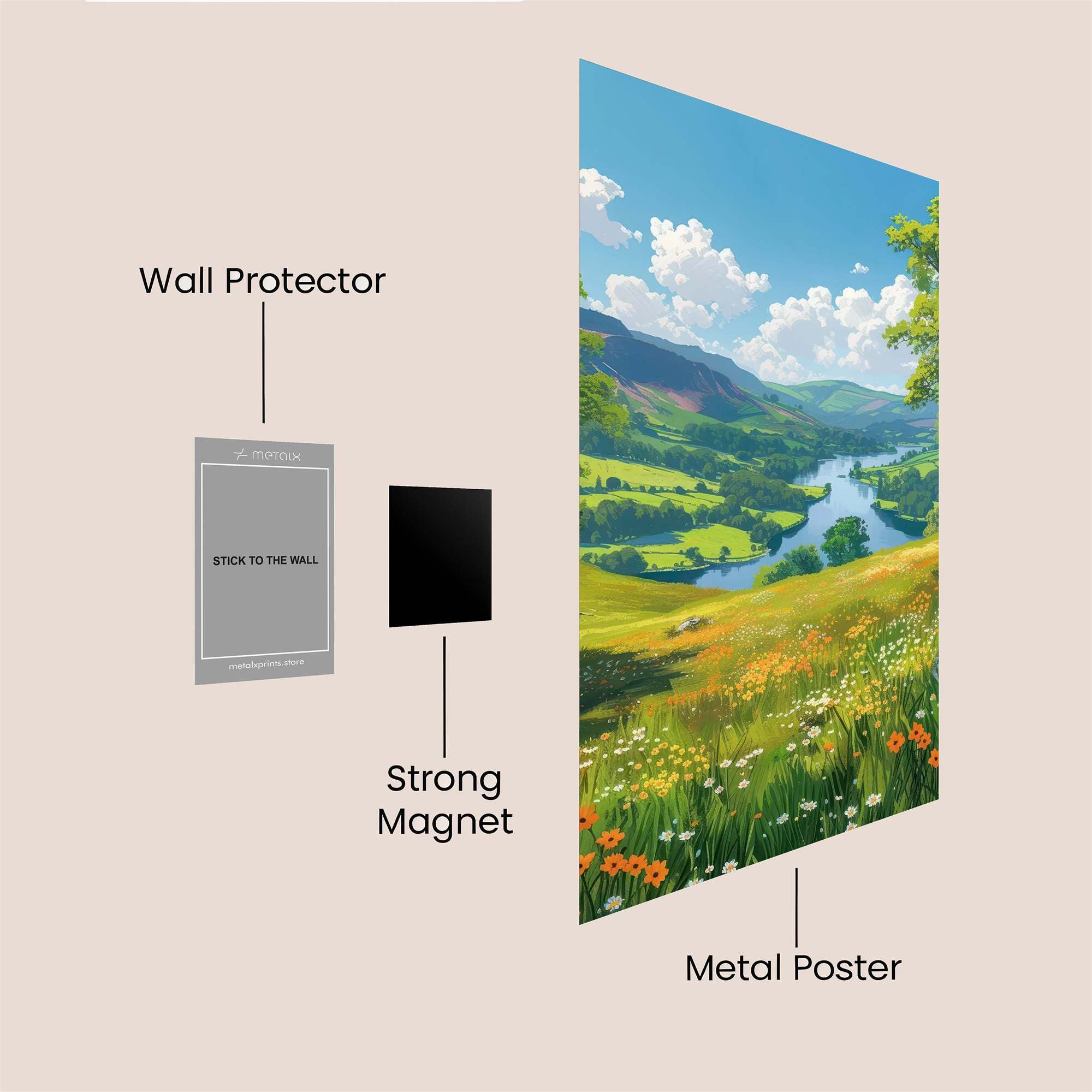 Valley Bliss Safe Wall Magnetic / M