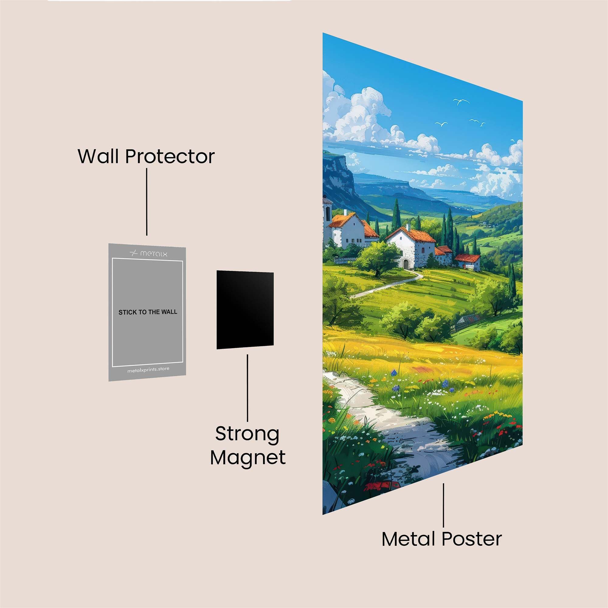 Tuscany Bliss Safe Wall Magnetic / M