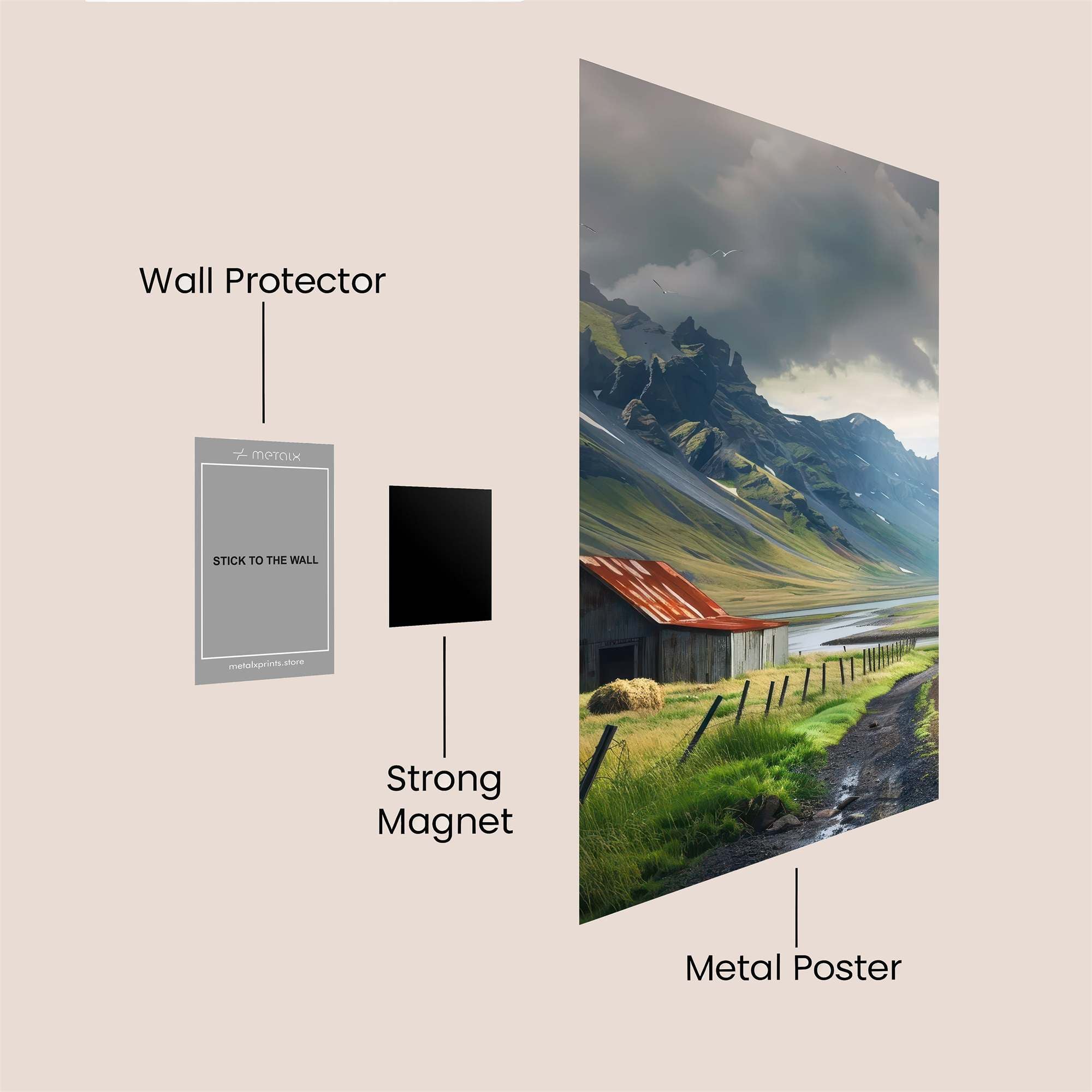 Cabin Serenity Safe Wall Magnetic / M