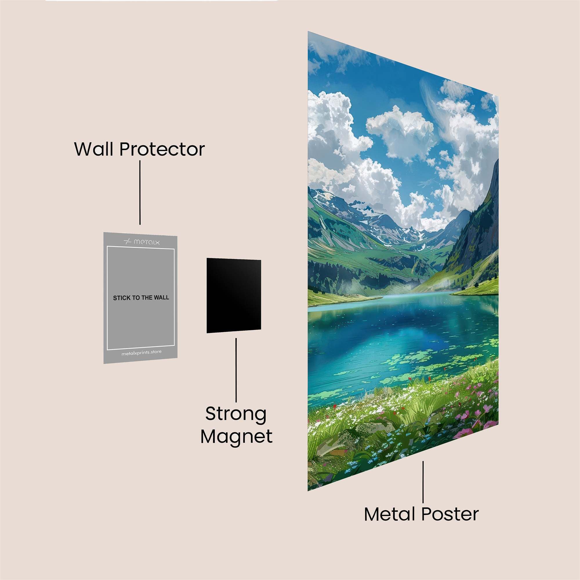 Alpine Serenity Safe Wall Magnetic / M