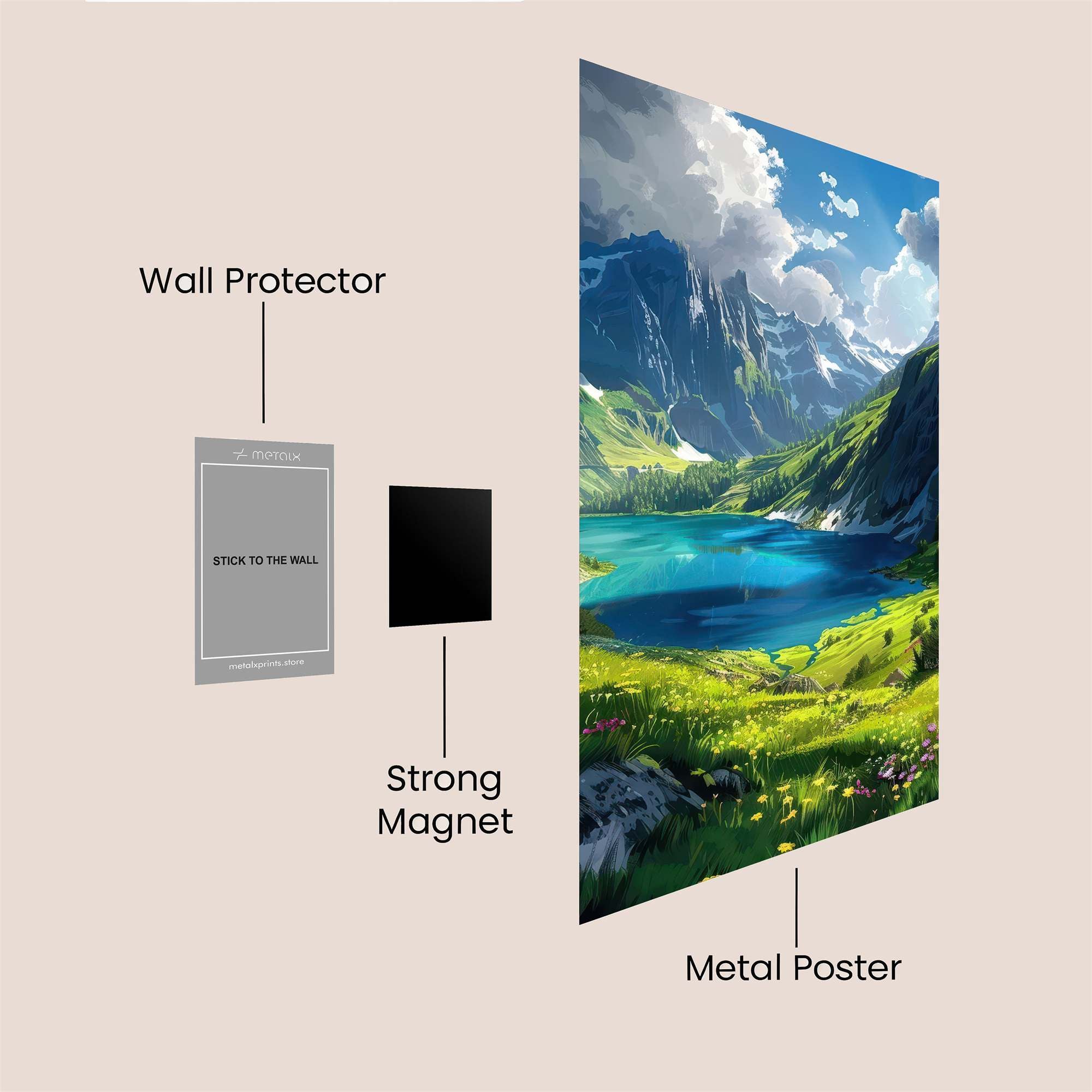 Alpine Serenity Safe Wall Magnetic / M