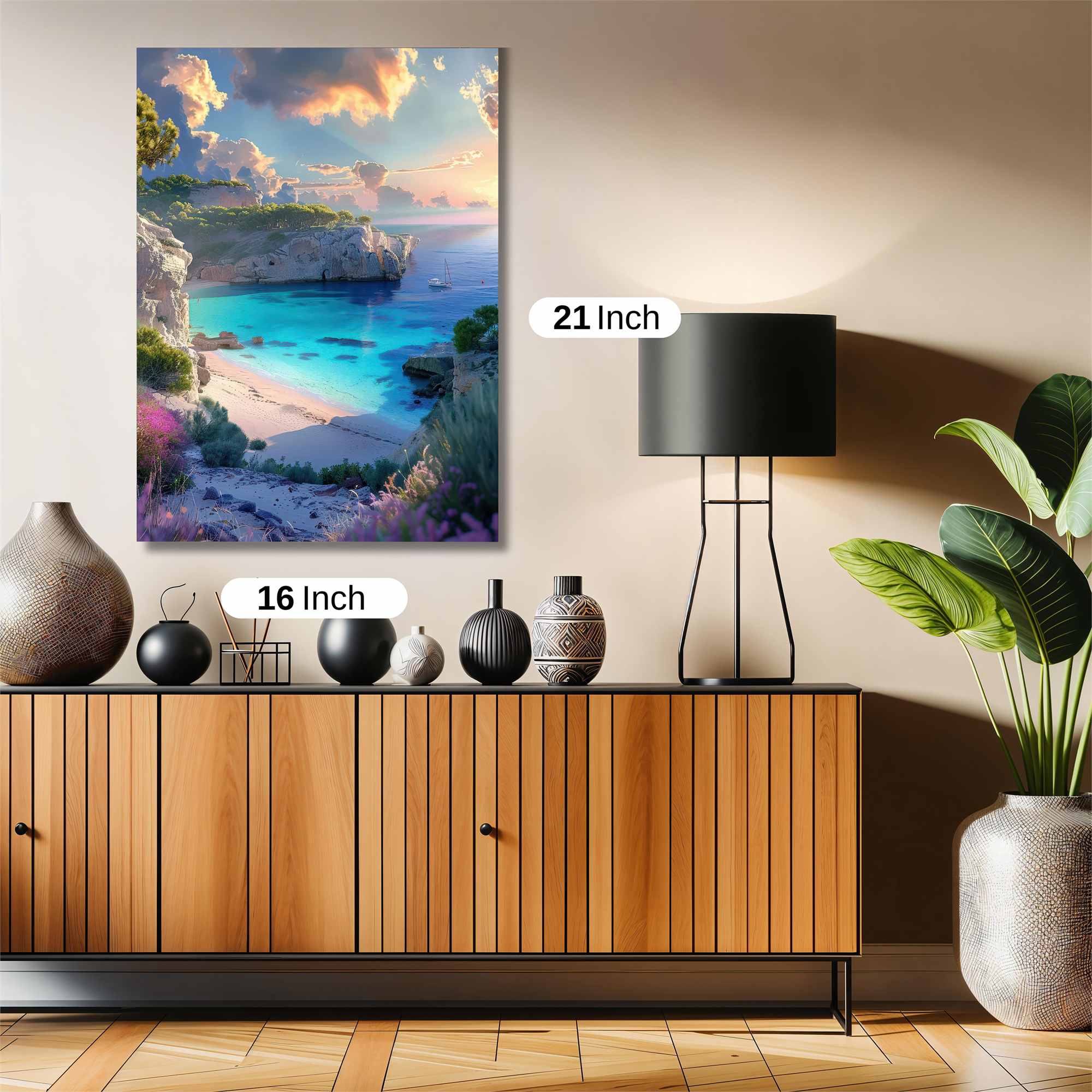 Sunset Serenity Safe Wall Magnetic / M