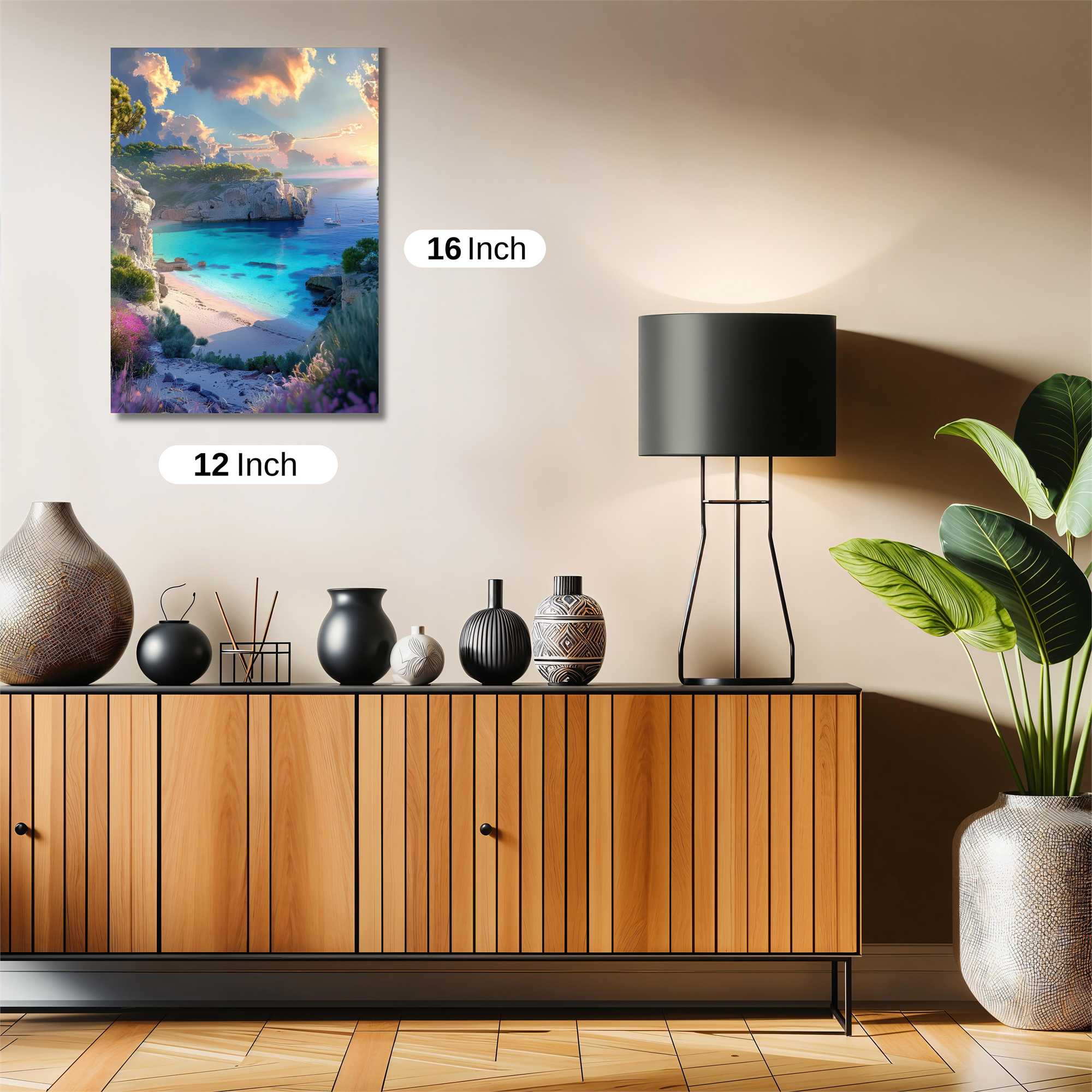 Sunset Serenity Safe Wall Magnetic / M