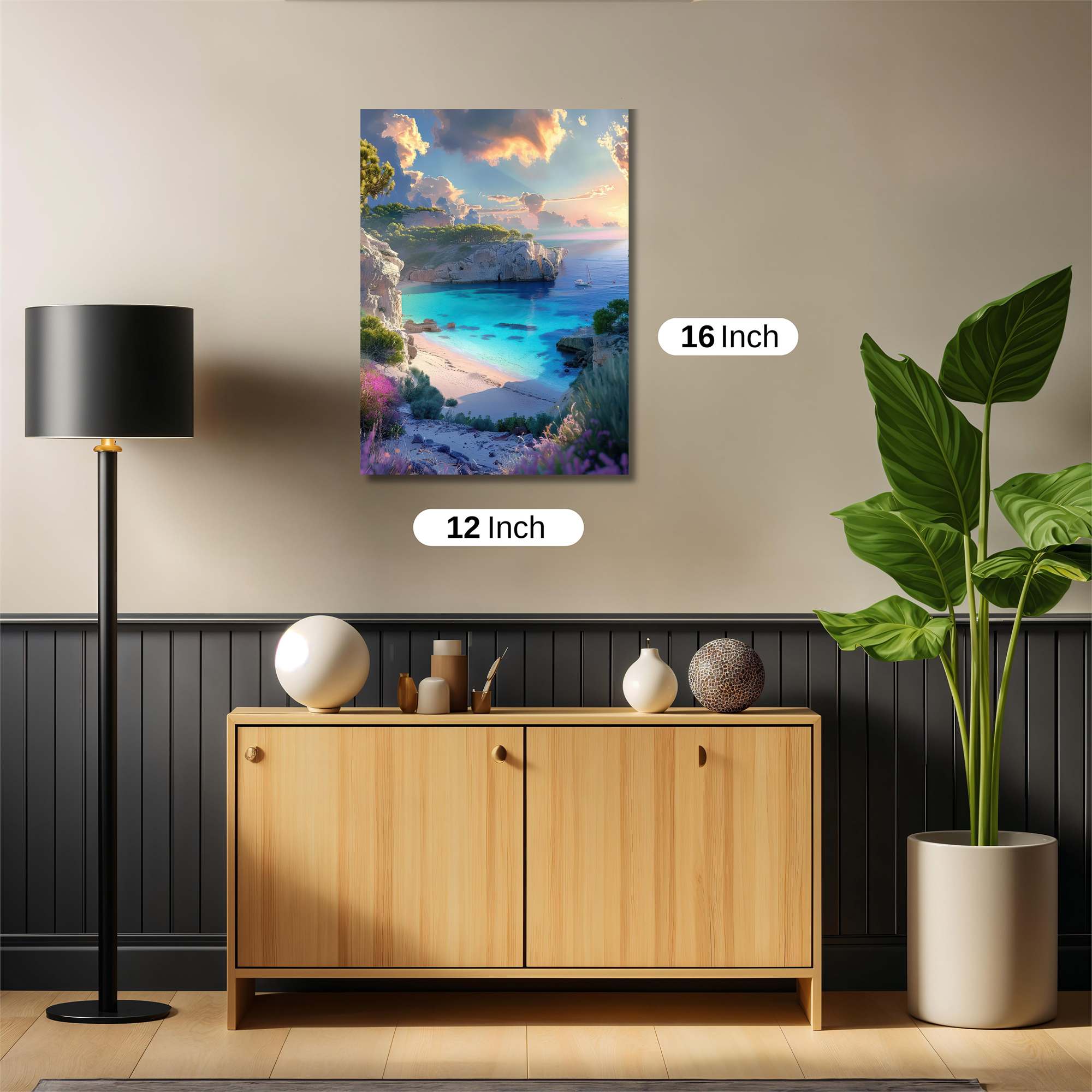 Sunset Serenity Safe Wall Magnetic / M