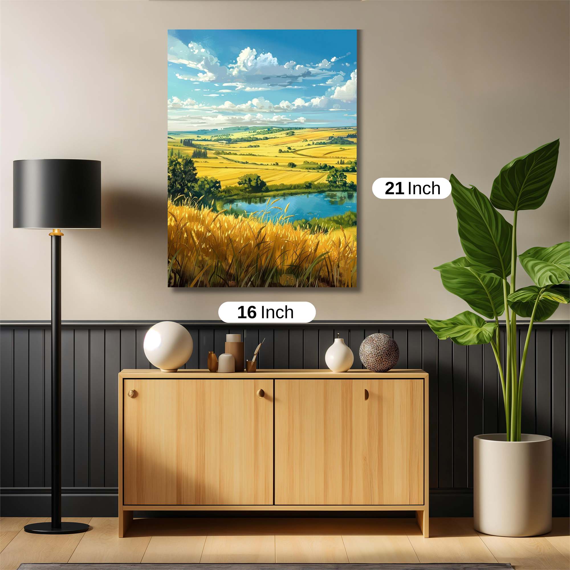 Golden Serenity Safe Wall Magnetic / M