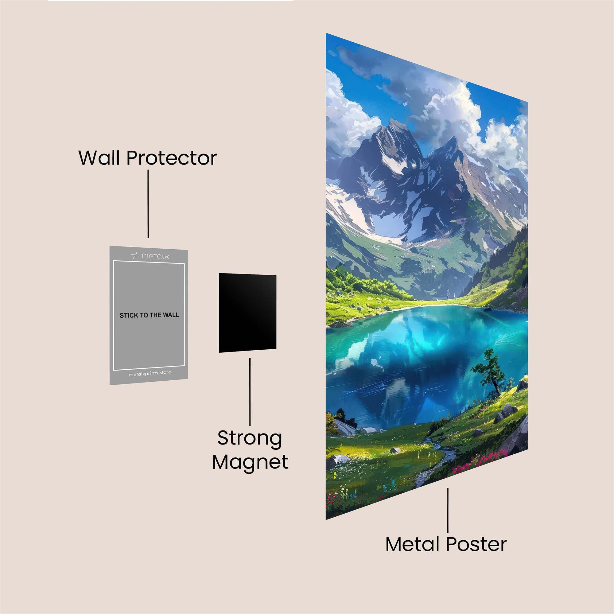 Alpine Serenity Safe Wall Magnetic / M