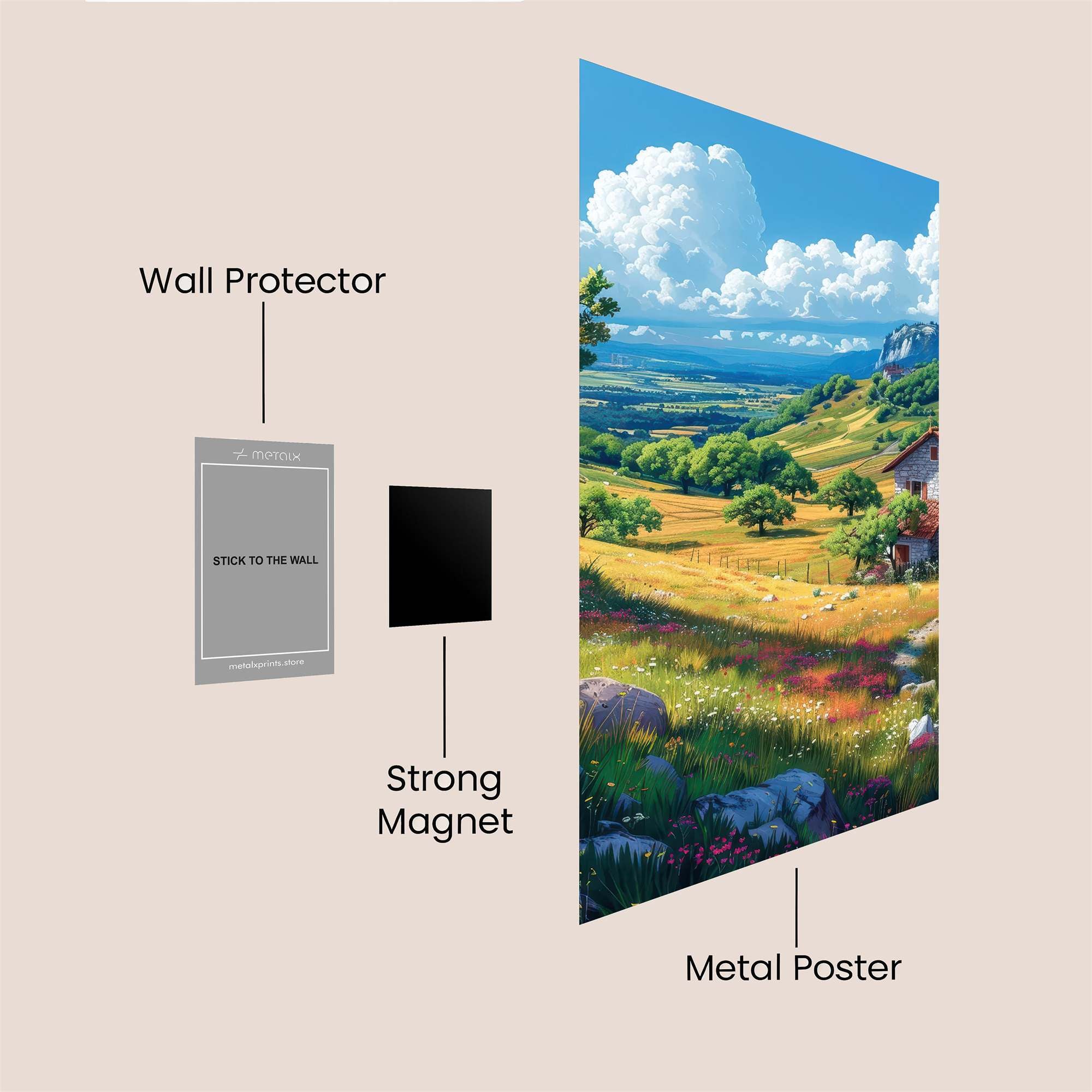 Alpine Serenity Safe Wall Magnetic / M