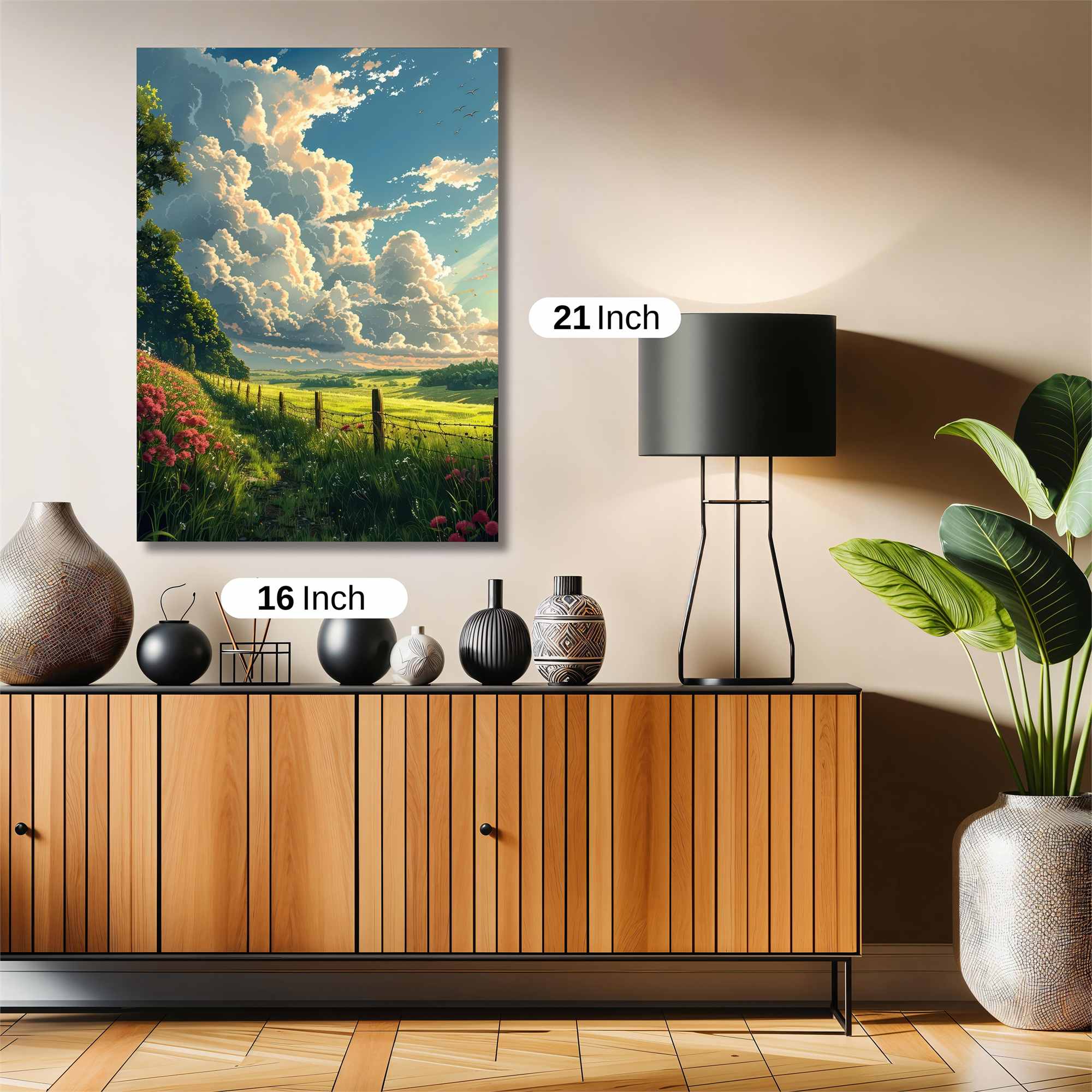 Sunset Serenity Safe Wall Magnetic / M